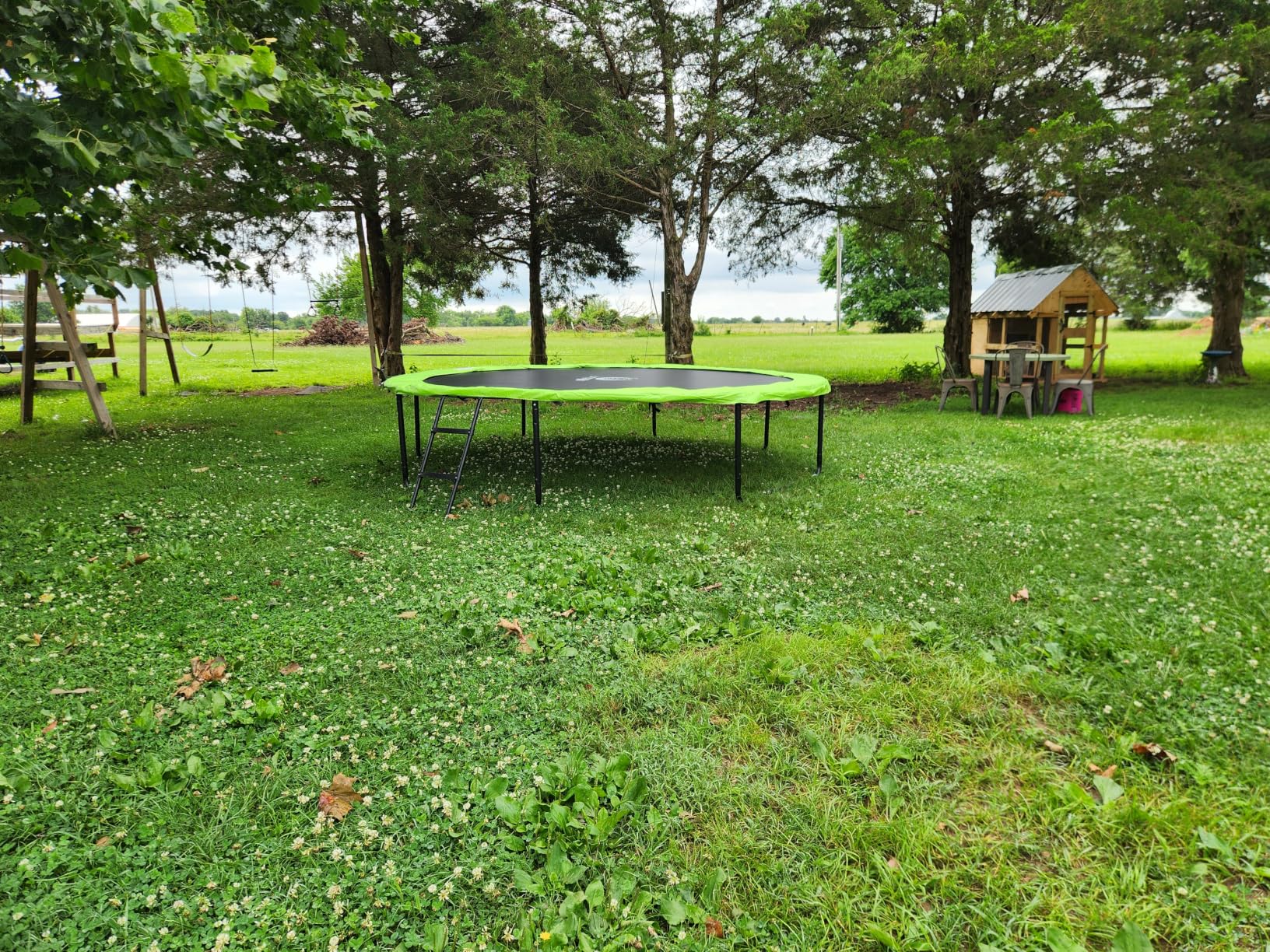 JUMPZYLLA Outdoor Trampoline with Net for Kids 10FT 12FT 14FT 15FT 16FT customer photo 2