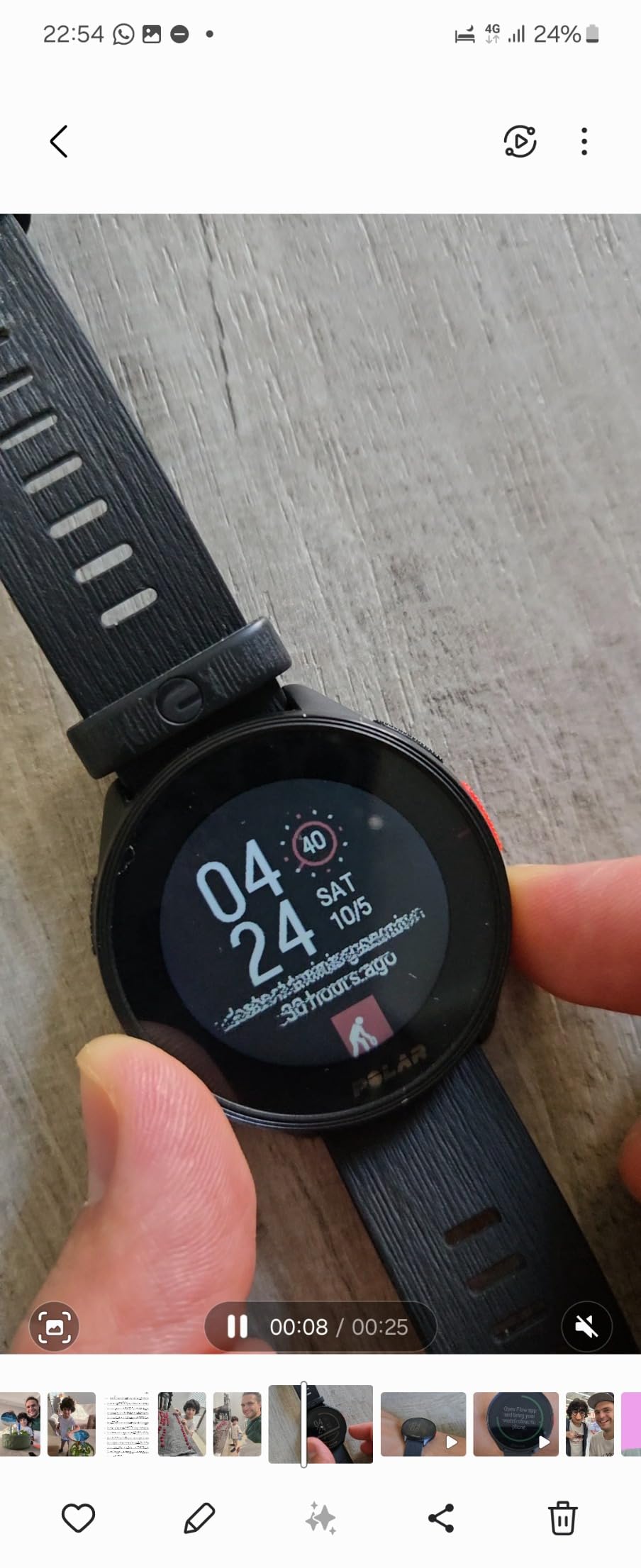 Polar Pacer Ultra-Light GPS Fitness Tracker Smartwatch for Runners, Black customer photo 2
