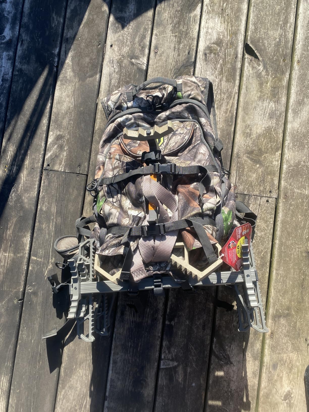 TIDEWE Hunting Backpack, Waterproof Camo Hunting Pack with Rain Cover, Long-Lasting Large Capacity Hunting Day Pack for Rifle Bow Gun (Next Camo G2) customer photo 2