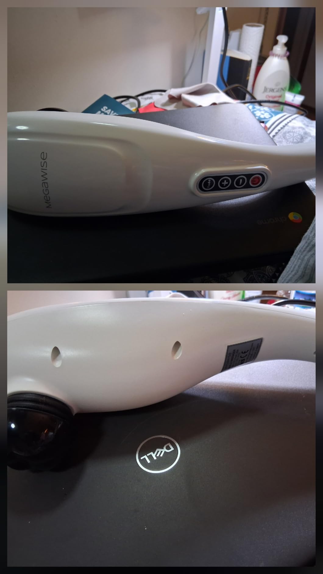MEGAWISE Handheld Back Massager | Deep Tissue Percussion Relief for Back, Neck, Shoulders, Waist Legs customer photo 1