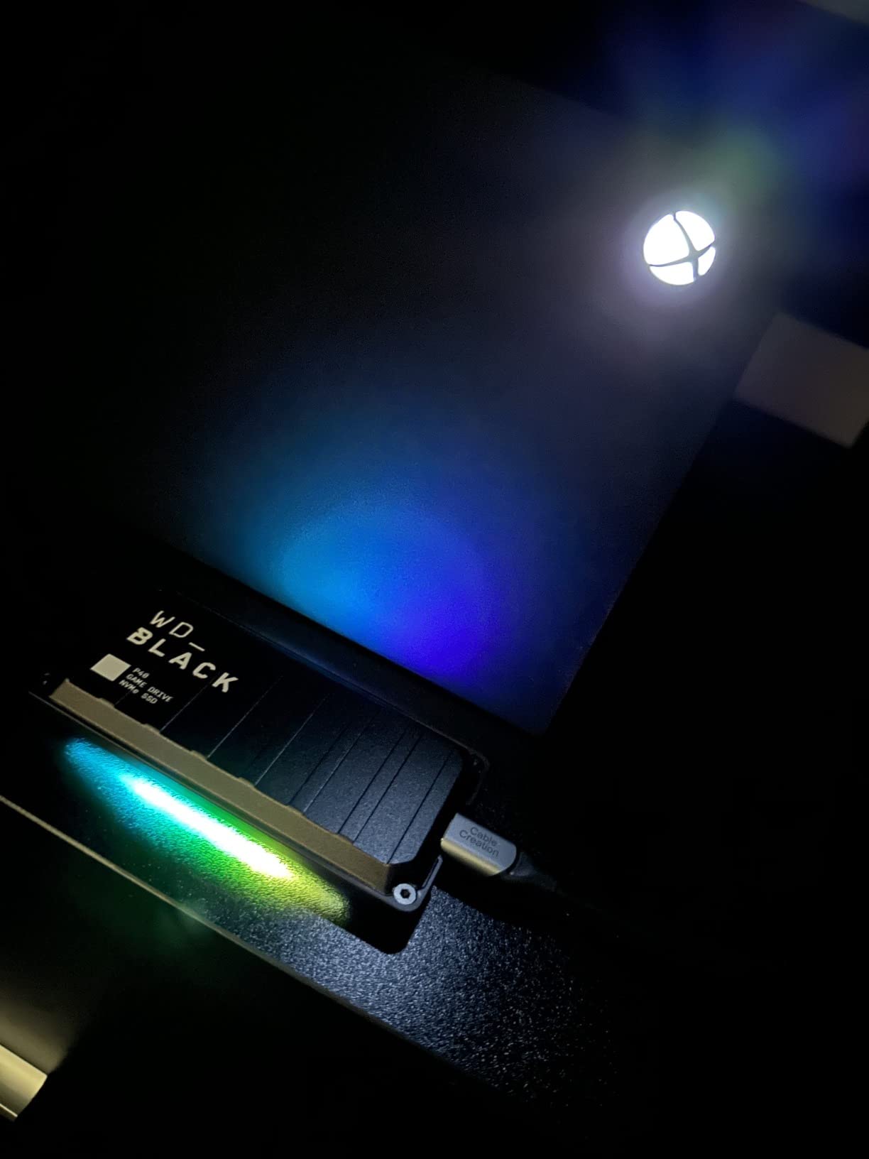 Western Digital 1TB P40 Game Drive SSD - Up to 2,000MB/s, RGB Lighting, Portable External SSD customer photo 1