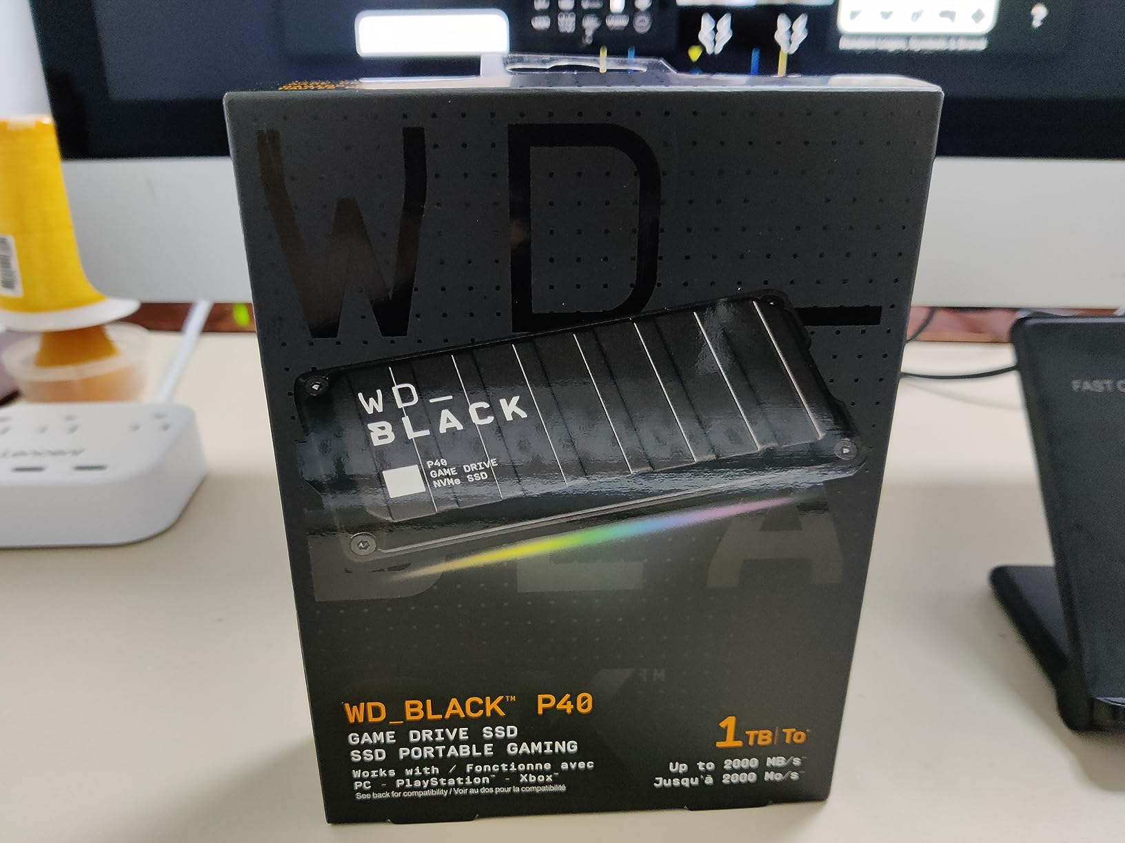 Western Digital 1TB P40 Game Drive SSD - Up to 2,000MB/s, RGB Lighting, Portable External SSD customer photo 2
