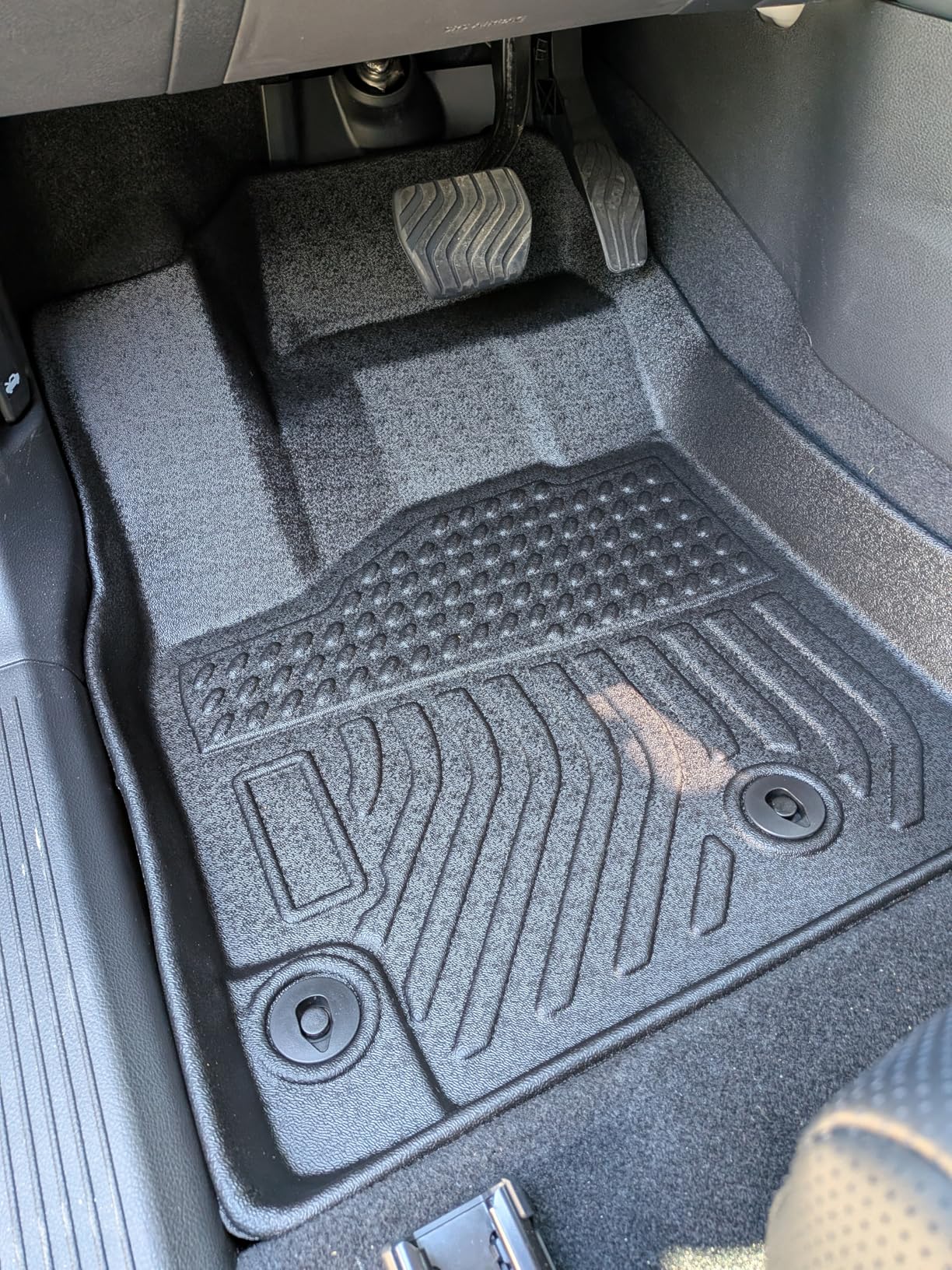 Floor Mats Custom-Fit for Nissan Rogue 2021-2026 | All-Weather Car TPE Mat Set | Front Rear Floor Liners | Automotive Interior Accessories for Protection Not for Sport Models customer photo 1