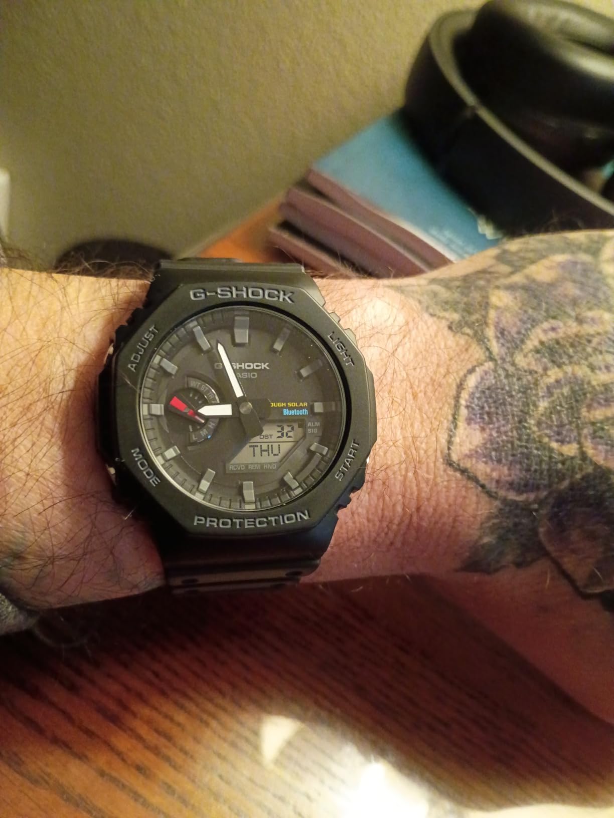 Casio G-Shock GAB2100-1A Analog-Digital Tough Solar Connected Black Watch customer photo 1