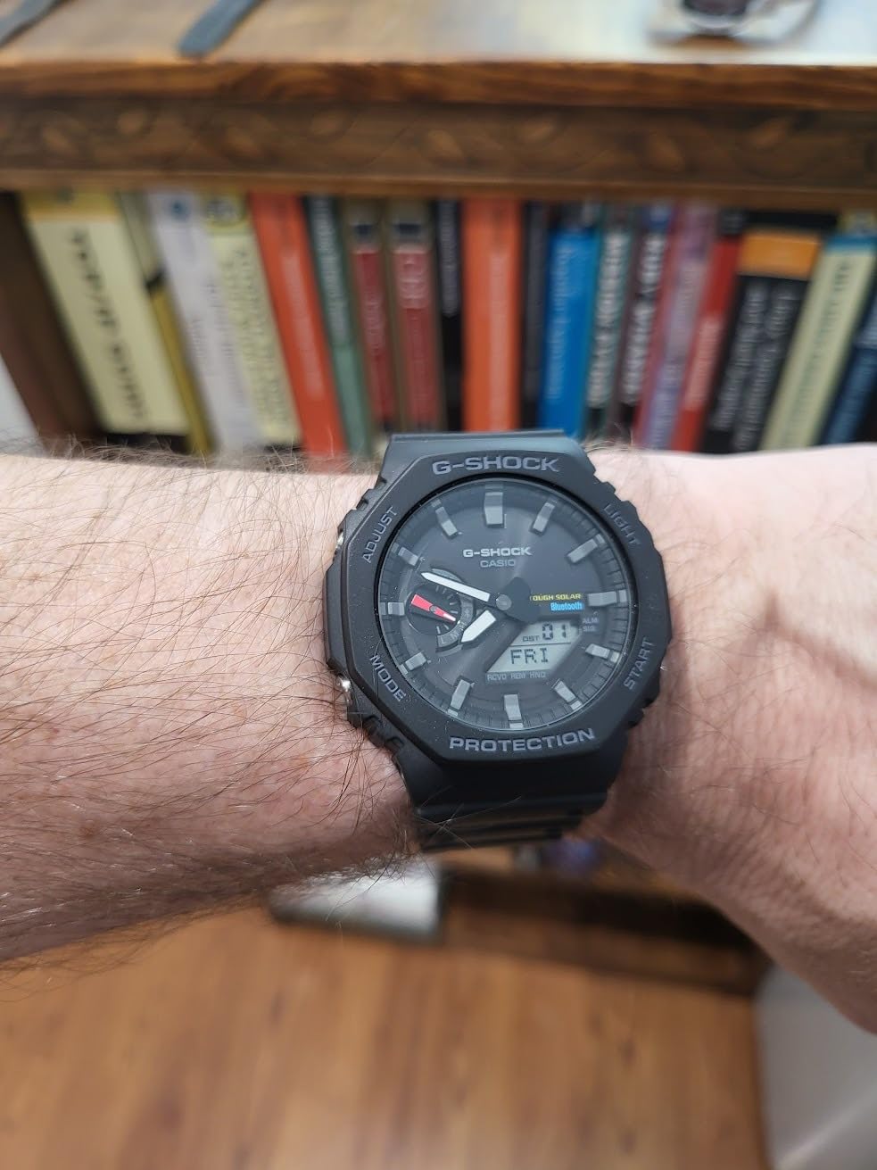 Casio G-Shock GAB2100-1A Analog-Digital Tough Solar Connected Black Watch customer photo 2