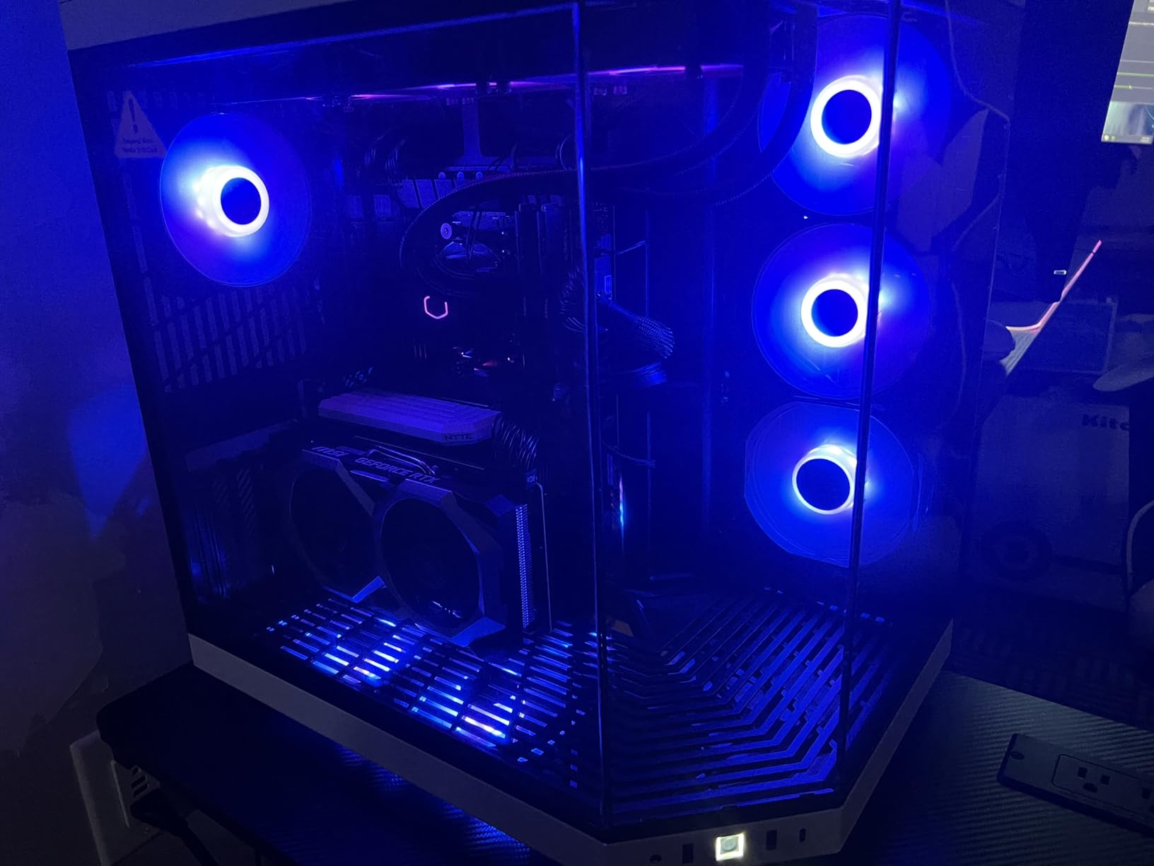 ASUS TUF Gaming TF120 ARGB Chassis Fan 3 Pack in Customizable LEDs, Advanced Fluid Dynamic Bearing, 120mm PWM Control, Anti-Vibration Pads, Double-Layer LED Array, 2 Year Warranty customer photo 1