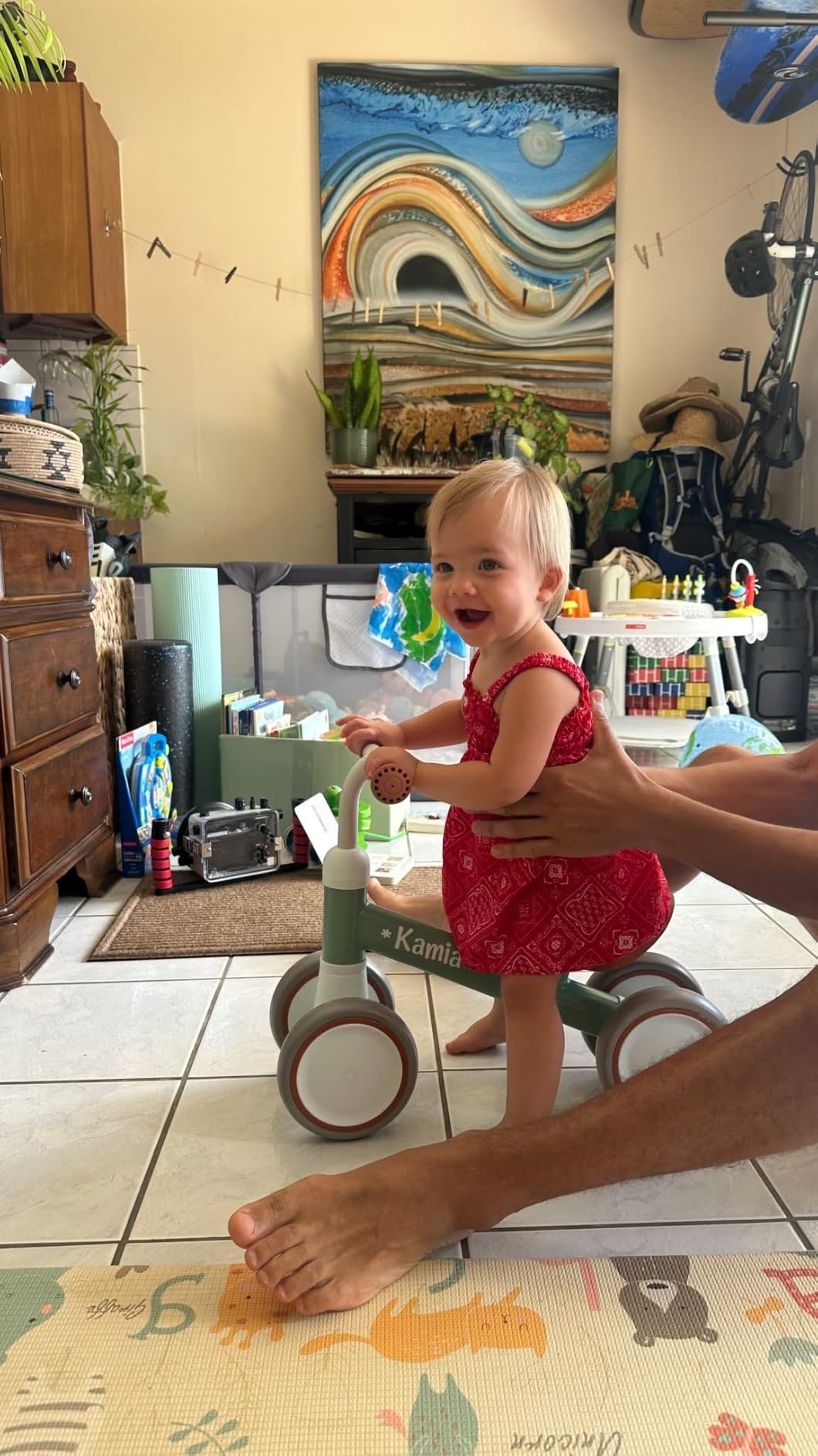 Liberry Baby Balance Bike with Adjustable Seat, Toddler First Ride-On Toy for 1-2 Year Old, Boys Girls Birthday Gift customer photo 1