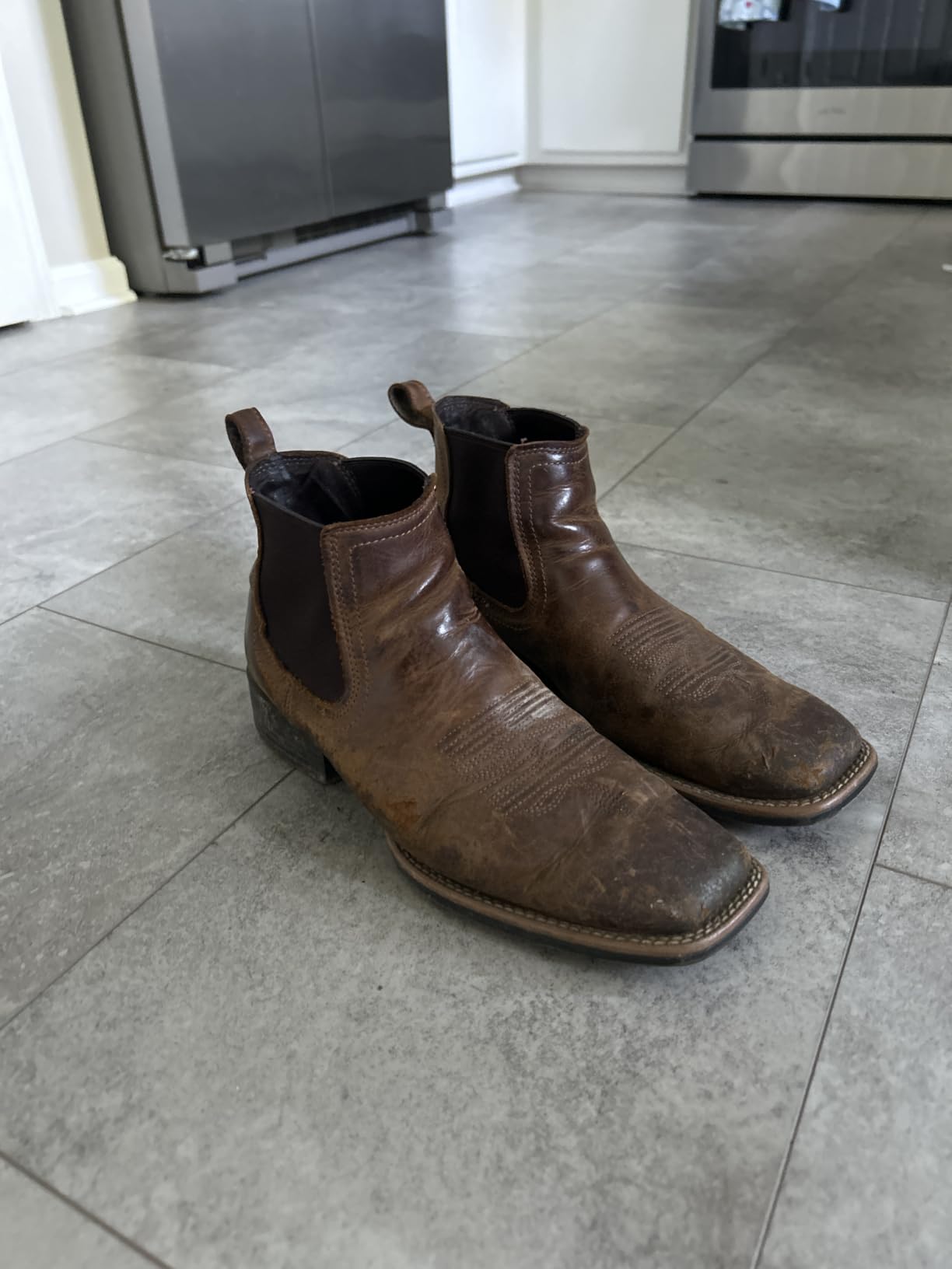 Ariat Sport Booker Ultra Square Toe Western Boots customer photo 2