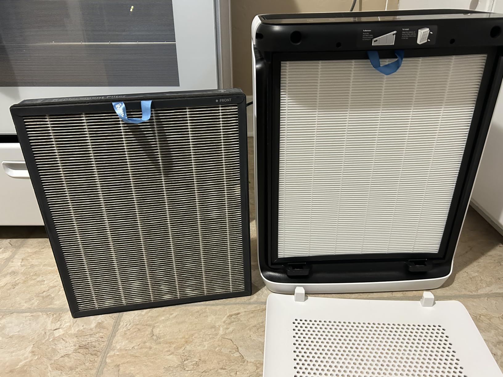 LEVOIT Air Purifiers for Home Large Room Up to 1875 Ft² with Washable Pre-Filter, AHAM VERIFIDE, Air Quality Monitor, HEPA Sleep Mode for Allergies, Pet Hair in Bedroom, Vital 200S-P, White customer photo 1