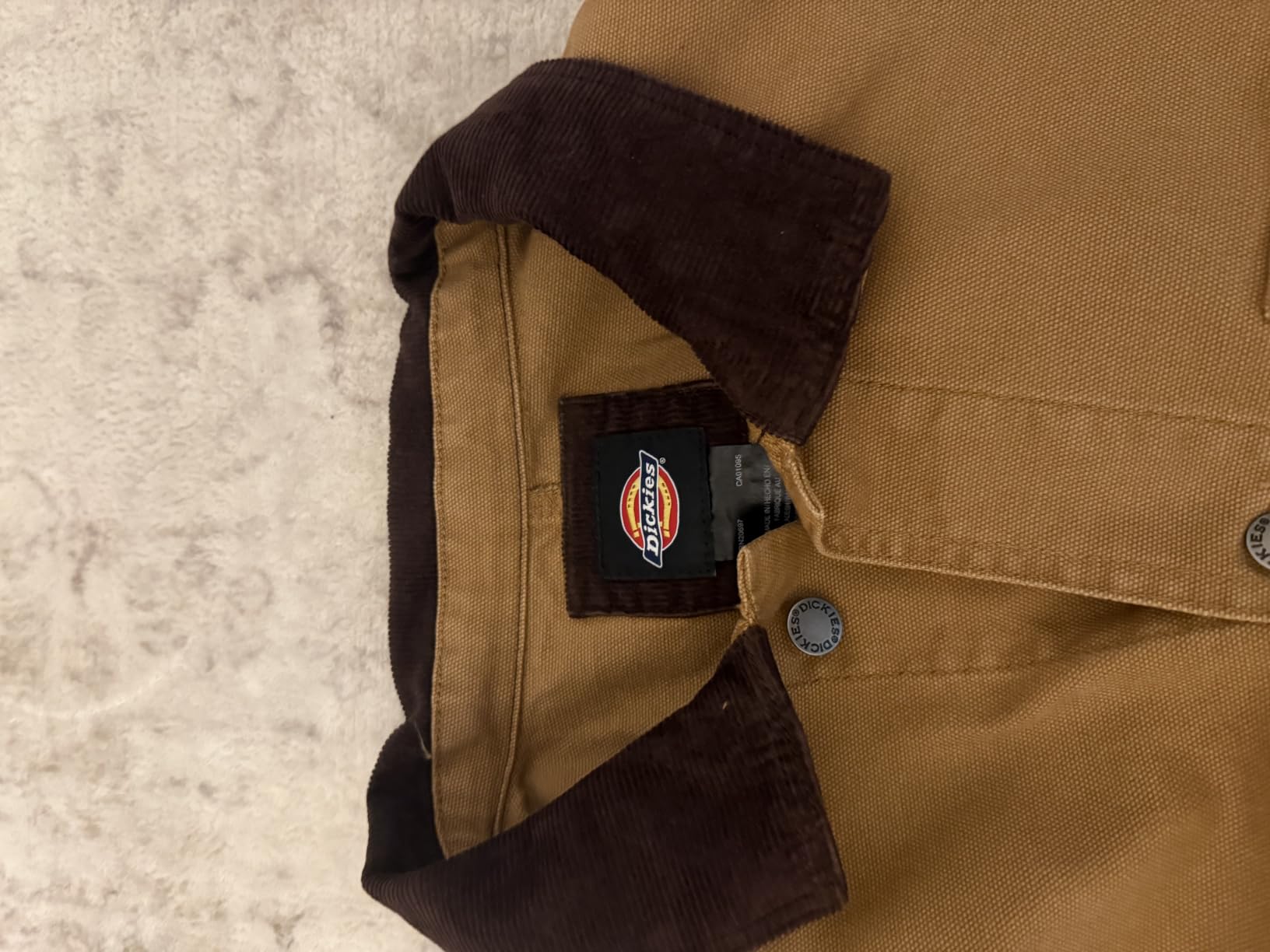 Dickies Men's Unlined Denim Chore Coat Casual Workwear Jacket customer photo 2