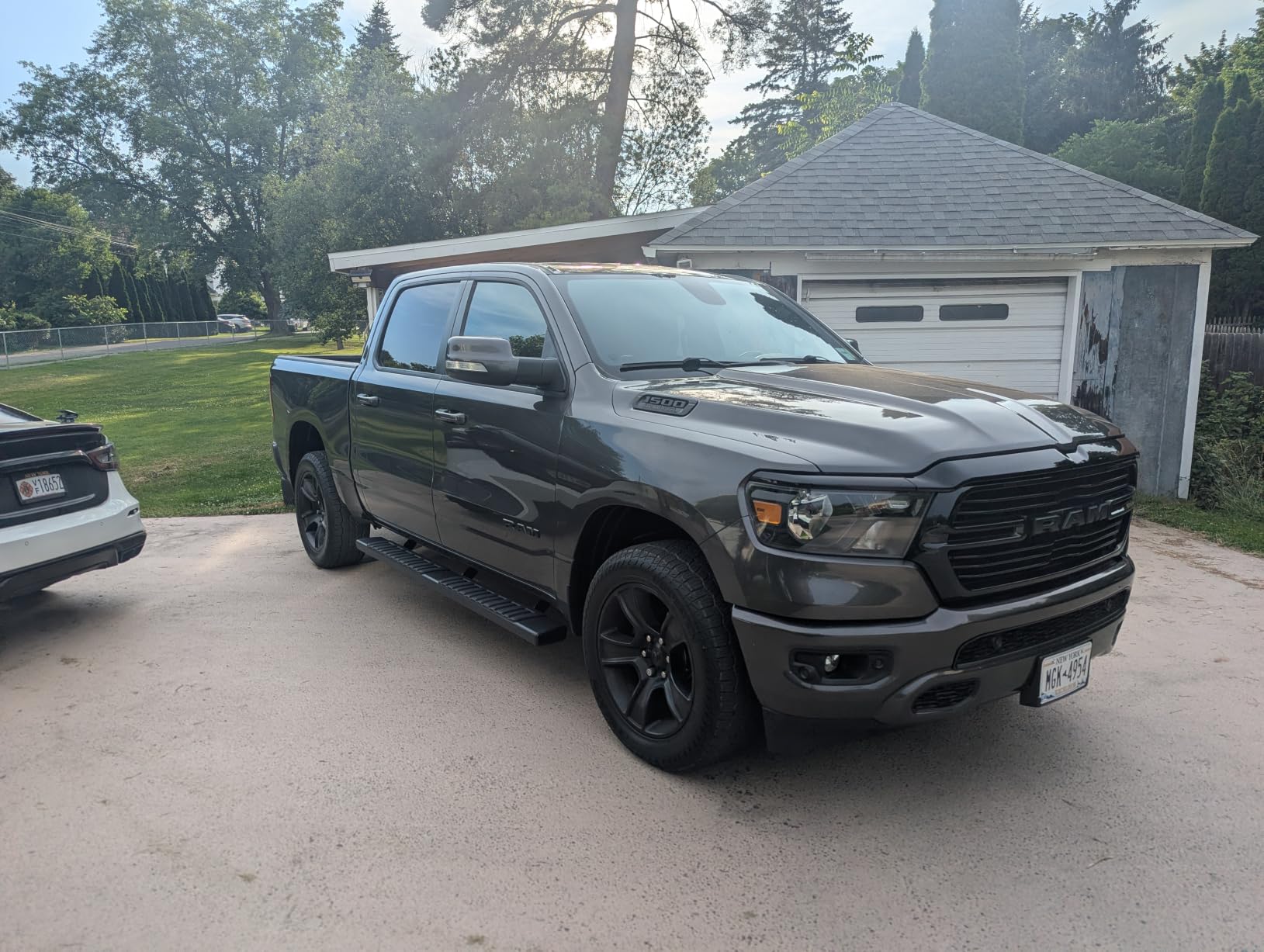 AUTOSAVER88 Running Boards Compatible with 2019-2026 Ram 1500 Crew Cab | New Body Style with 4 Full-Size Doors, 6 inches Ram Nerf Bars Side Steps (Exclude 2019-2024 Classic) customer photo 1