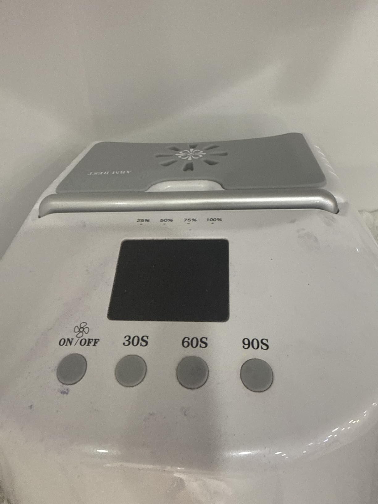 Professional UV Led Nail Lamp Cordless, 72W UV Lights for Gel Nails with Fan, IMENE Rechargeable Nail Dryer with Portable Handle Perfect for Salon Home Nail Art (White) customer photo 1