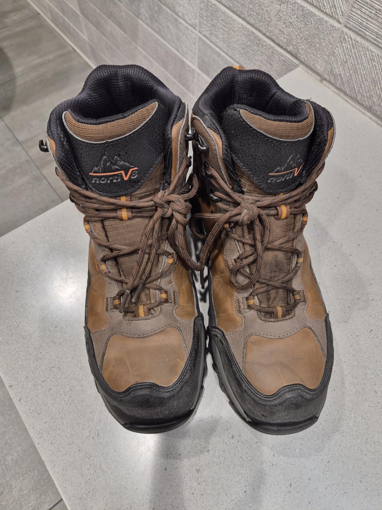 NORTIV 8 Men's Waterproof Steel Toe Work Boots | Slip Resistant ASTM-certified Safety Toe Boots for Men for Construction,Warehouse,Industrial and Daily Work,Paladin-Steel customer photo 2