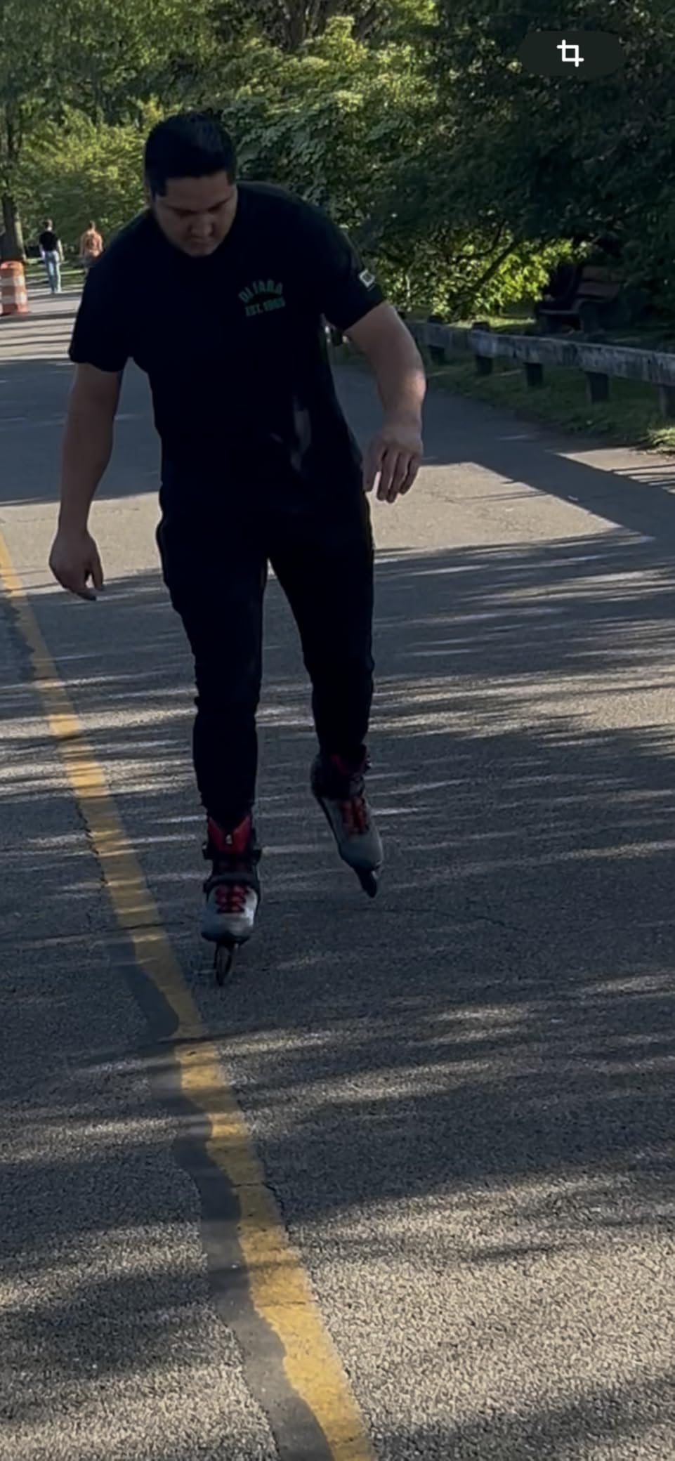 Rollerblade Macroblade 84 Men's Adult Fitness Inline Skate, Dark Gray & Red customer photo 1