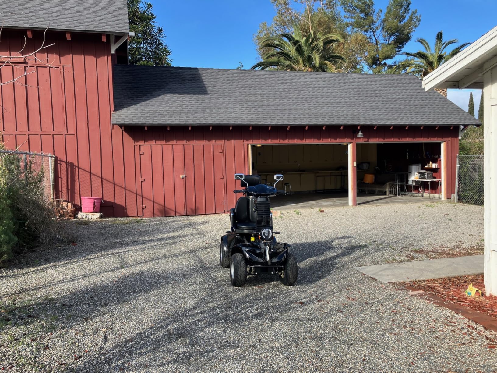 Mobility Scooters for Seniors & Adults 600lbs Capacity, Heavy Duty 4-Wheel 3-Speed Electric Powered Wheelchair Device 1000W All Terrain, Elderly-Lockbox Adjustable Seat (DJD Black 1000W) customer photo 1