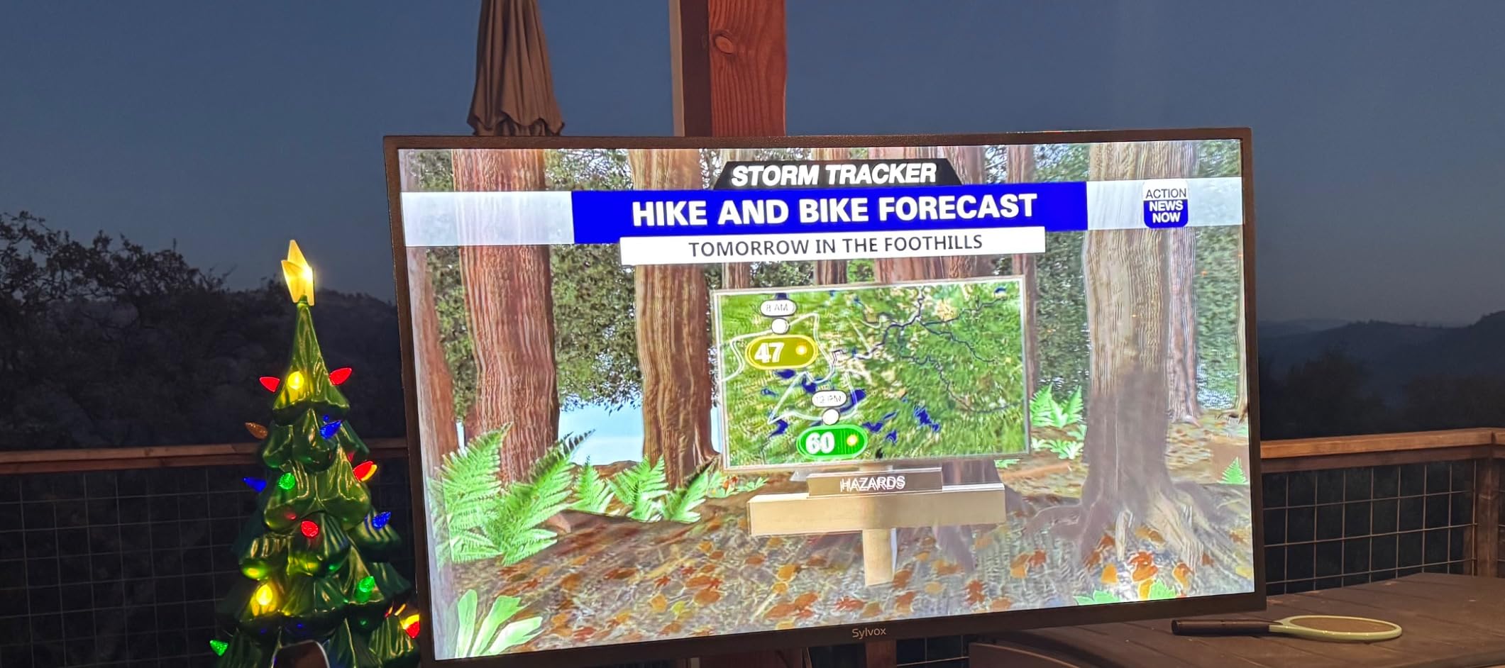 55 Inch Outdoor Smart TV QLED 4K UHD Waterproof TV, 2000NIT High Brightness Built-in Google Assistant Anti-Glare, Suitable for Outdoor Shaded to Bright Light Areas (PoolproQLED Series) customer photo 1