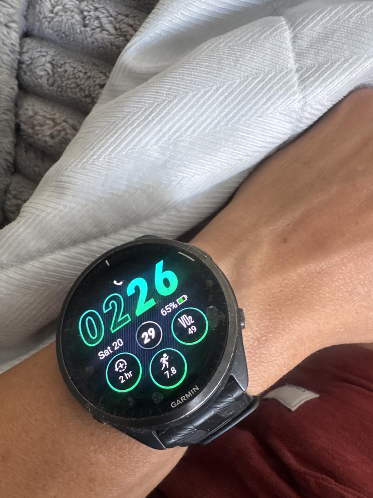 Forerunner 965 Running Smartwatch, Colorful AMOLED Display, Training Metrics and Recovery Insights, Black and Powder Gray, 010-02809-00 customer photo 2