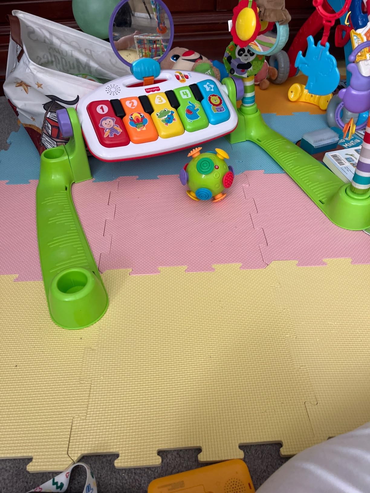 Enovoe Baby Play Mat for Floor - Non-Toxic, Interlocking EVA Foam Mats -16 Pcs - Cushioned Foam Puzzle Floor Mat for Kids & Infants - Ideal for Playrooms, Nurseries, and Home Gyms (12