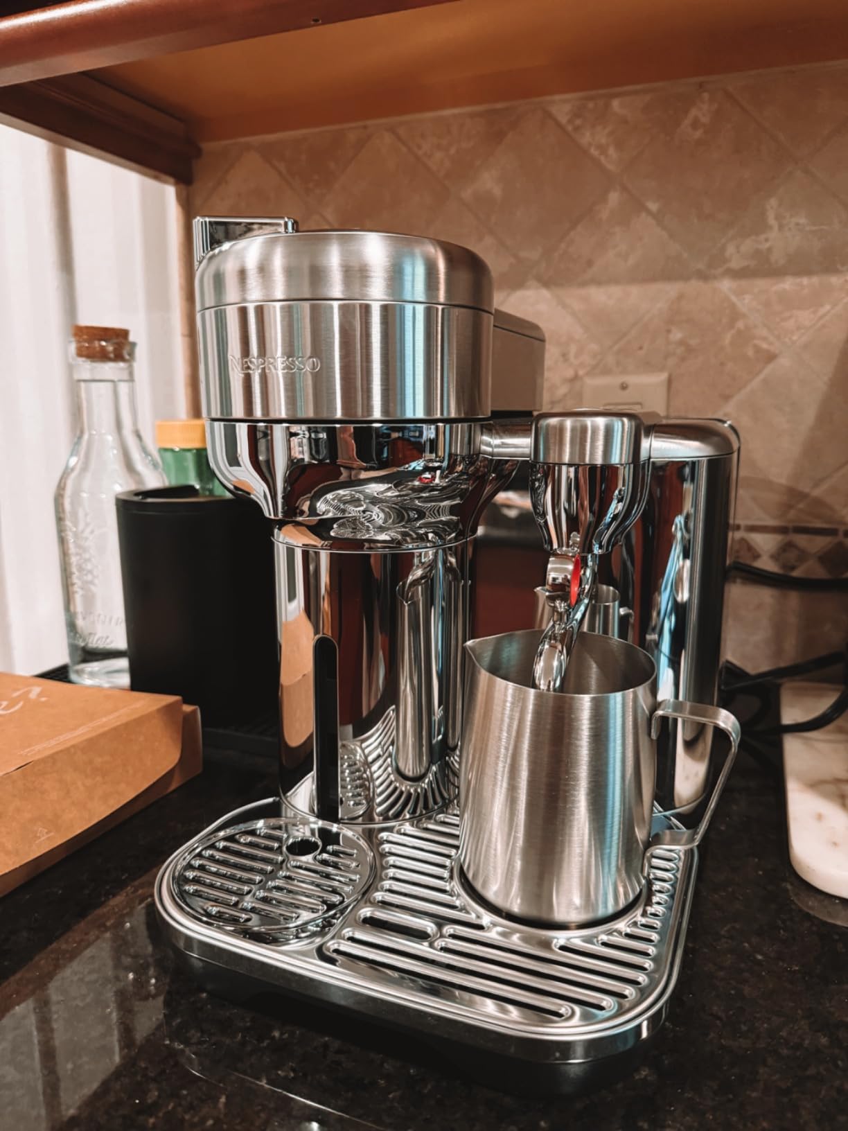 Vertuo Creatista Coffee and Espresso Maker by Breville, Brushed Stainless Steel customer photo 1