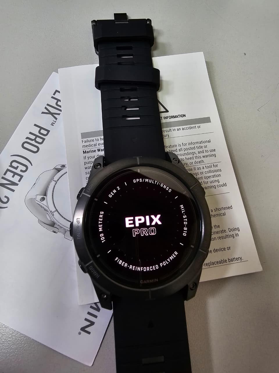 Garmin epix Pro (Gen 2) Sapphire, High Performance Smartwatch, 51mm, Black | Premium Multisport GPS Smartwatch, AMOLED Display, Built-In Flashlight customer photo 2