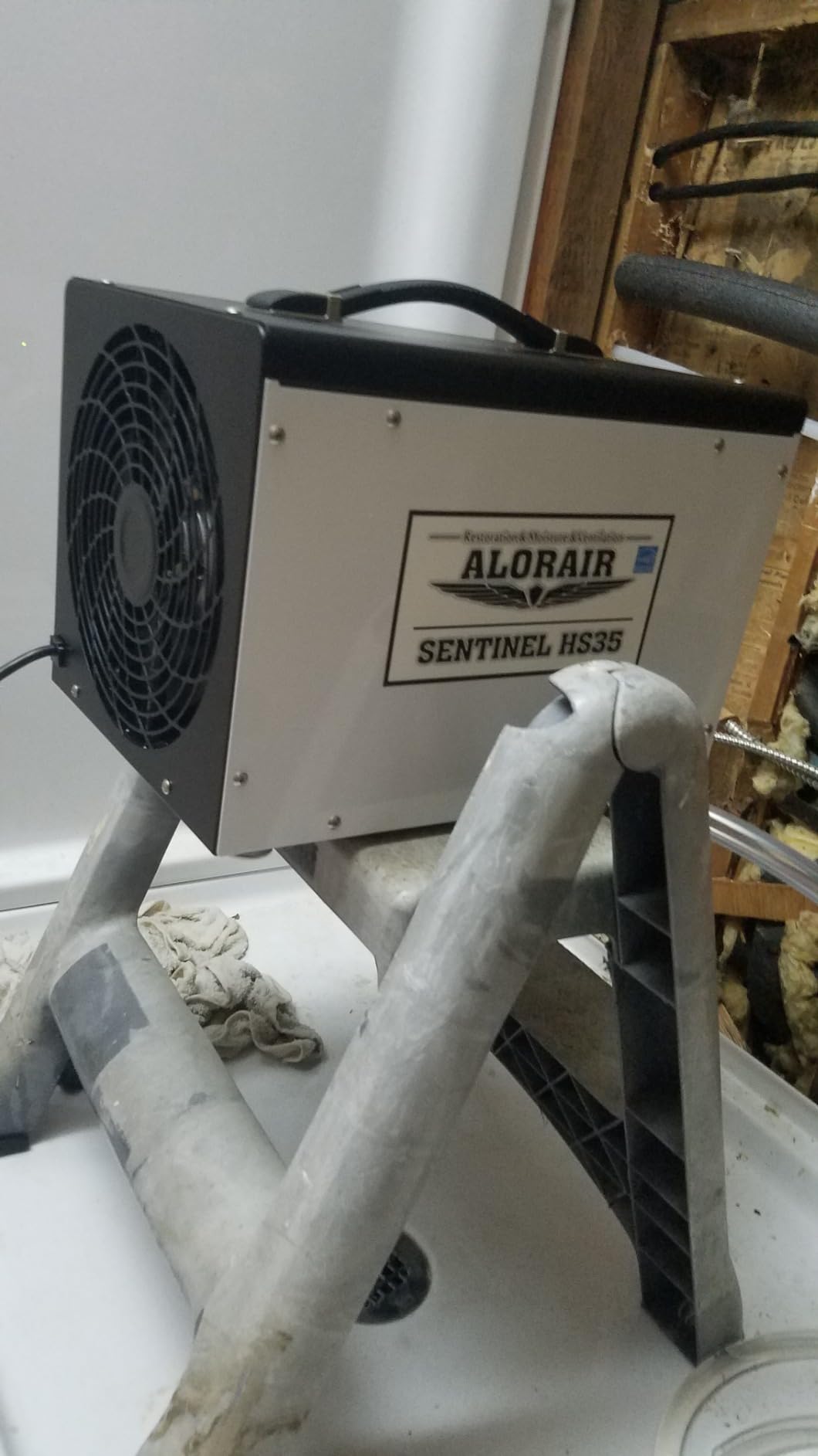 ALORAIR 70 Pints Crawlspace Dehumidifier for Commercial, Sentinel HS35 | Compact, Auto Defrost, Up to 1,000 Sq. Ft., with Drain Hose, for Basement, Commercial, Industry, 6-Year Limited Warranty customer photo 1