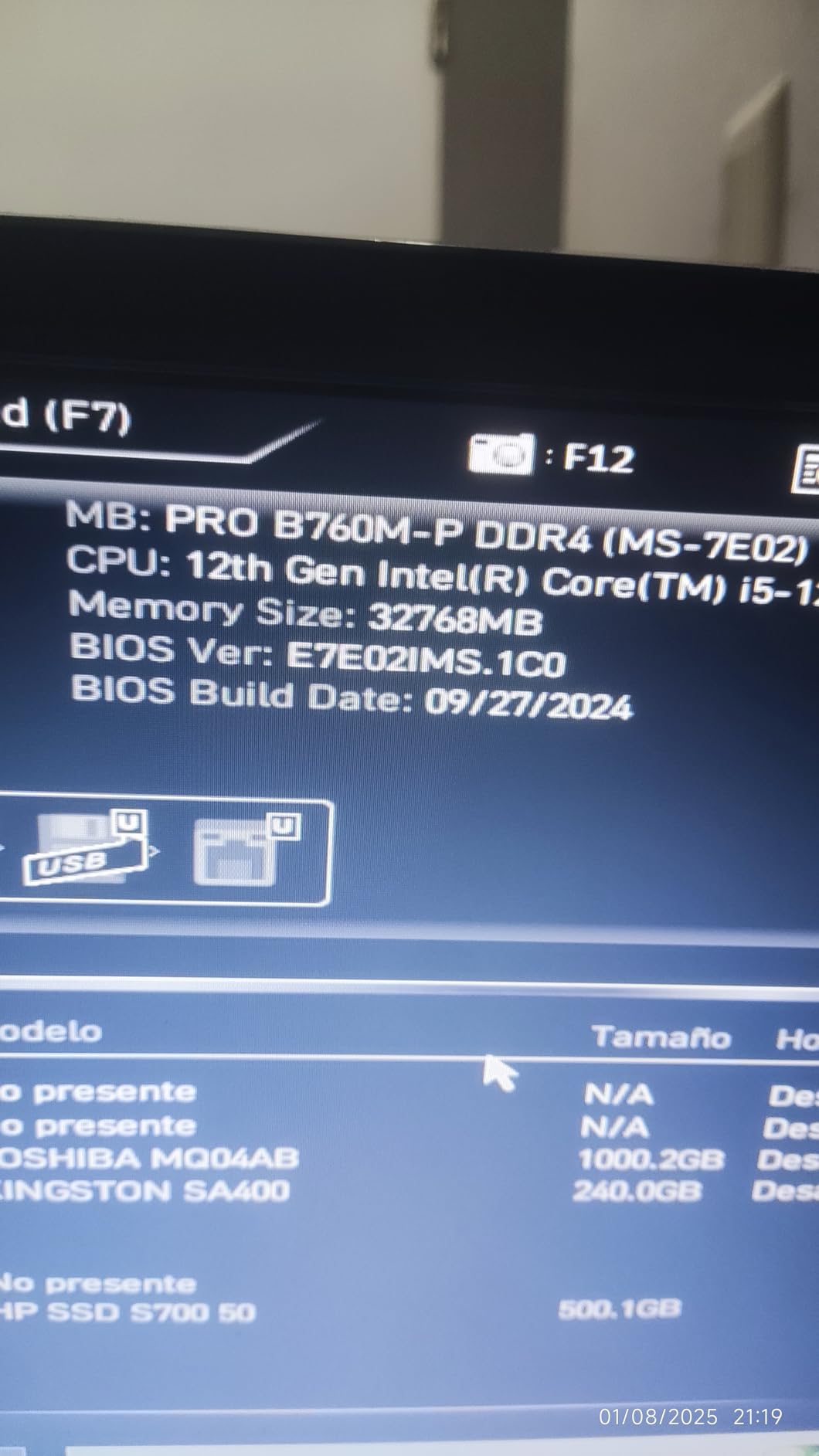 MSI PRO B760M-P DDR4 ProSeries Motherboard (Supports 12th/13th/14th Gen Intel Processors, LGA 1700, DDR4, PCIe 4.0, M.2, USB 3.2 Gen2, HDMI/DP, mATX) customer photo 2