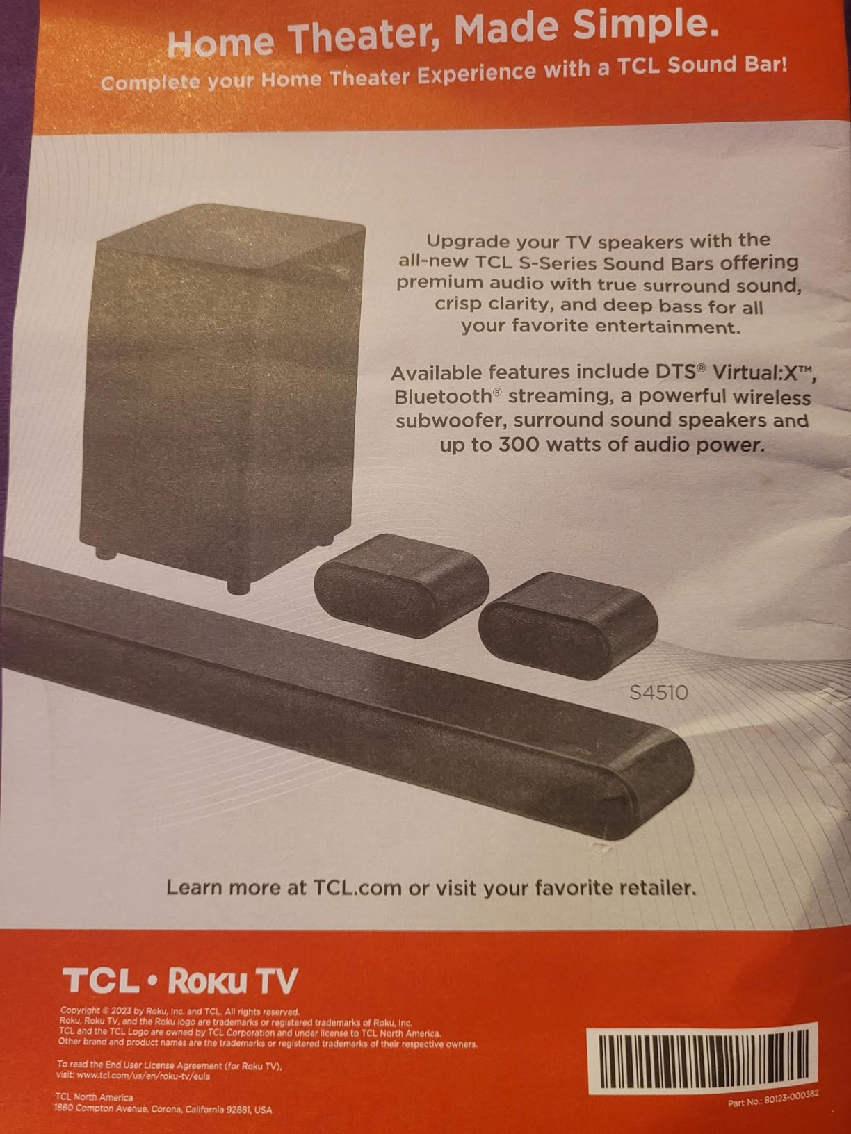 TCL 40-Inch Class S3 1080p LED Smart TV with Roku TV (40S350R, 2023 Model), Compatible with Alexa, Google Assistant, and Apple HomeKit Compatibility, Streaming FHD Television, Black customer photo 1
