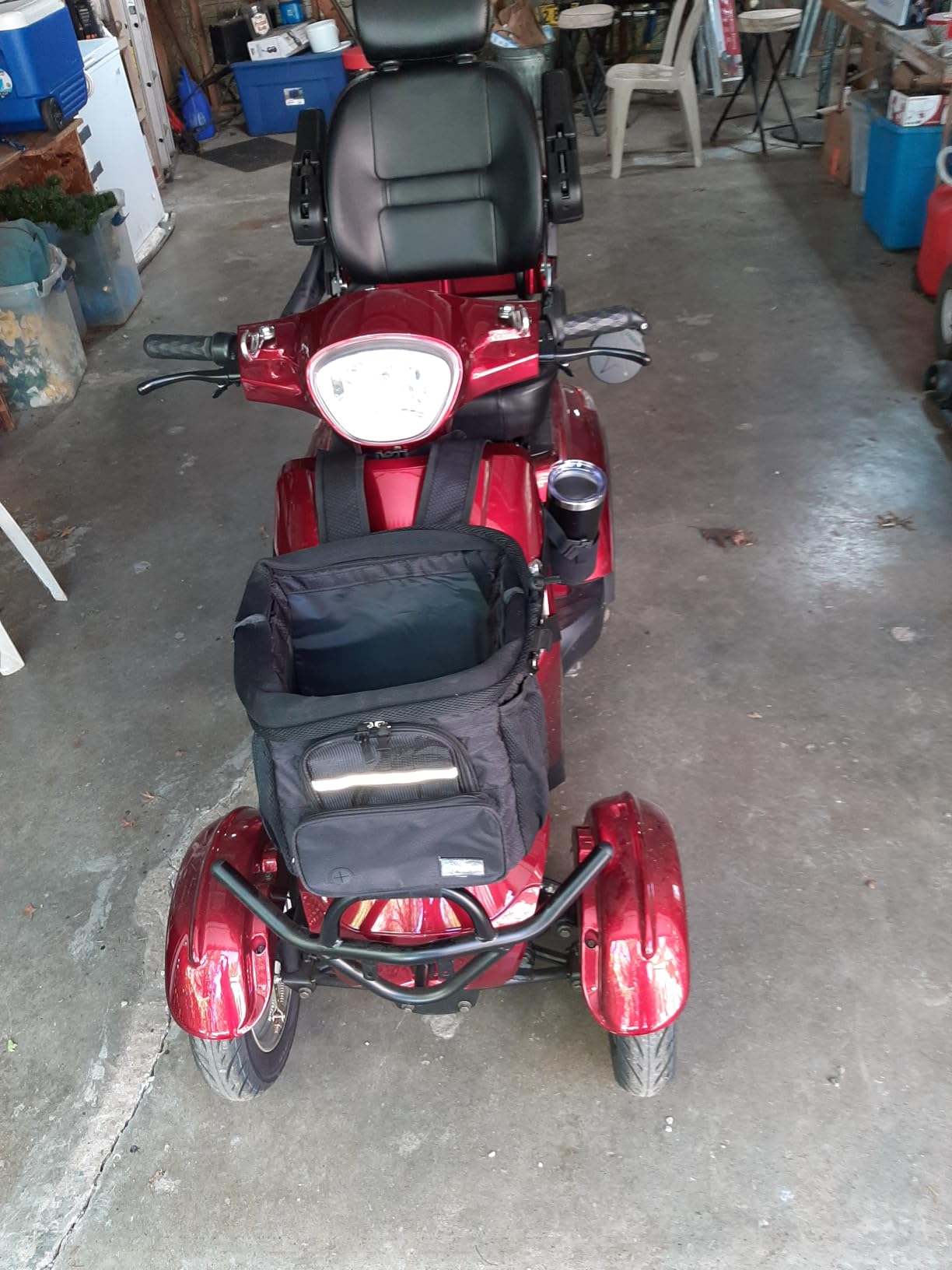 Mobility Scooters for Seniors & Adults 500lbs Capacity - 800W All Terrain Electric Powered Mobility Cart - Heavy Duty Mobility Scooter for Elderly w/Charger Remote Keys (Blue) customer photo 1