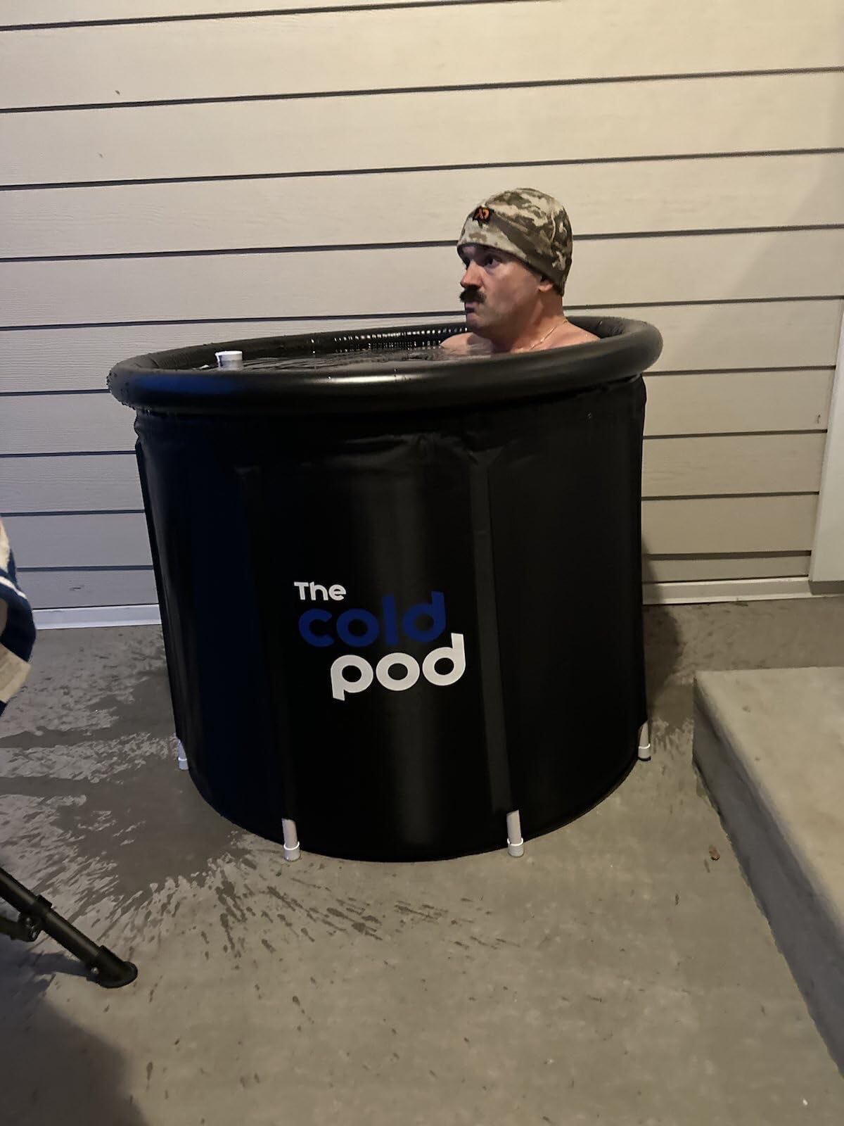 The Cold Pod Ice Bath Tub for Athletes XL: Cold Plunge Tub Outdoor with Cover, 116 Gallons Portable Ice Bath Cold Water Therapy Plunge Pool, Large Ice Tub for Cold Dippers at Home customer photo 1