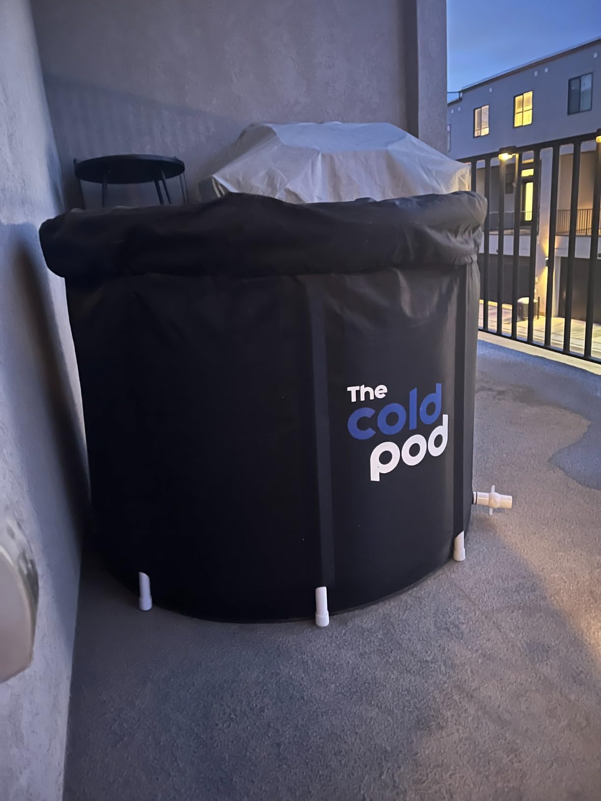 The Cold Pod Ice Bath Tub for Athletes XL: Cold Plunge Tub Outdoor with Cover, 116 Gallons Portable Ice Bath Cold Water Therapy Plunge Pool, Large Ice Tub for Cold Dippers at Home customer photo 2