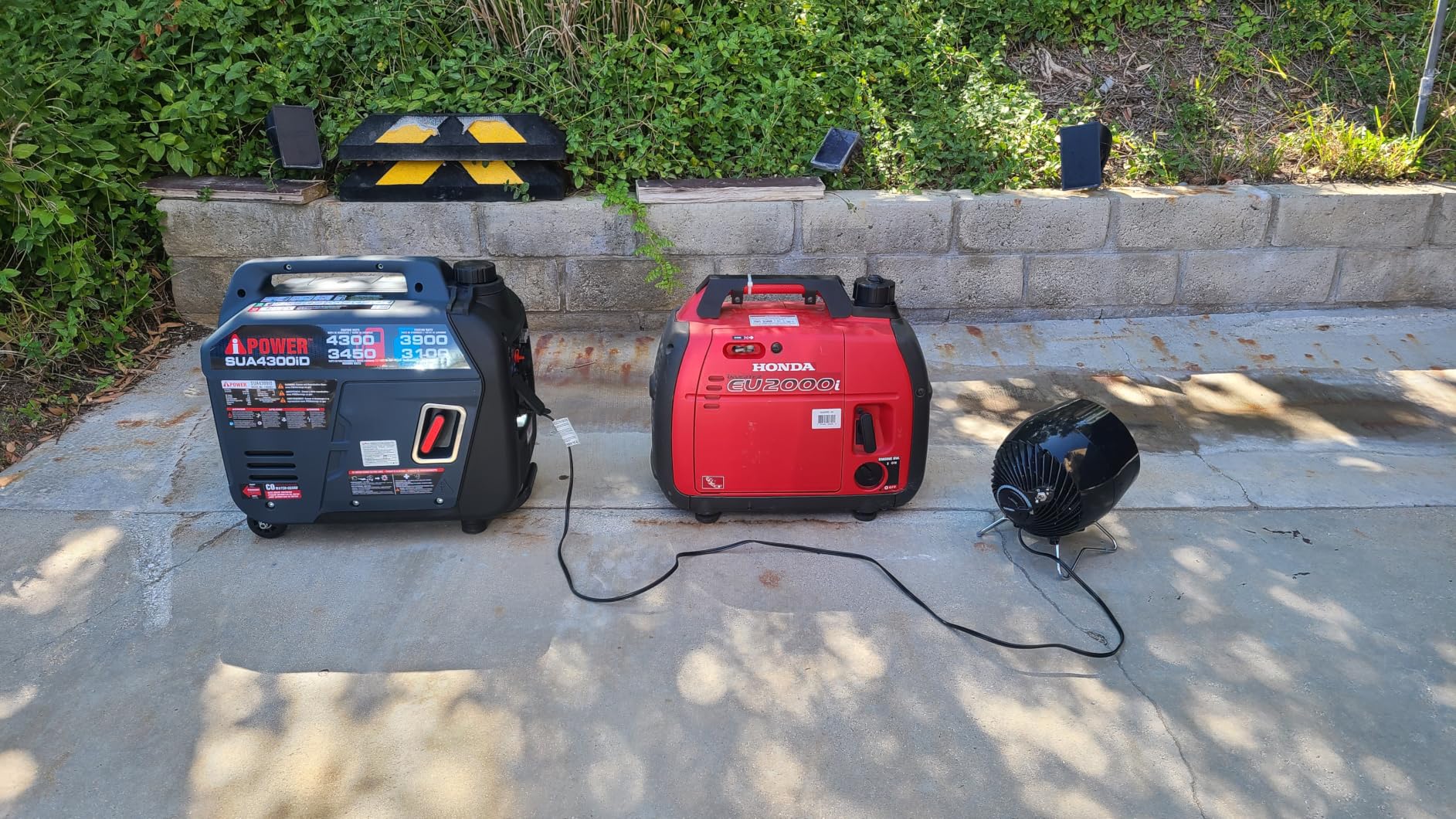 A-iPower 4300-Watt Dual Fuel Portable Inverter Generator, RV Ready Lightweight w/CO Sensor for Backup Home Use, Tailgating & Camping, CARB Compliant (SUA4300iD) customer photo 2