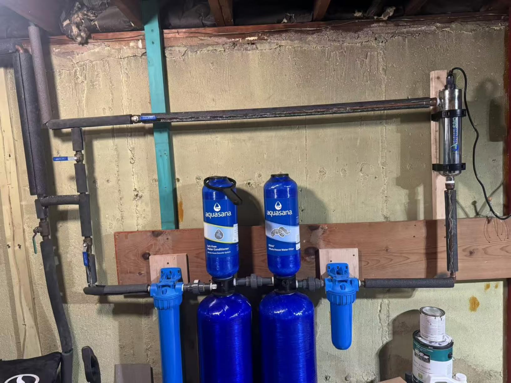 Aquasana Whole House Well Water Filter | 500K Gallons | UV, Carbon & KDF | Salt-Free Softener Alternative | Tackles up to 99.99% Chlorine, Bacteria, Viruses, Cysts & Scale | Rhino WH-WELL-CT-UV customer photo 1