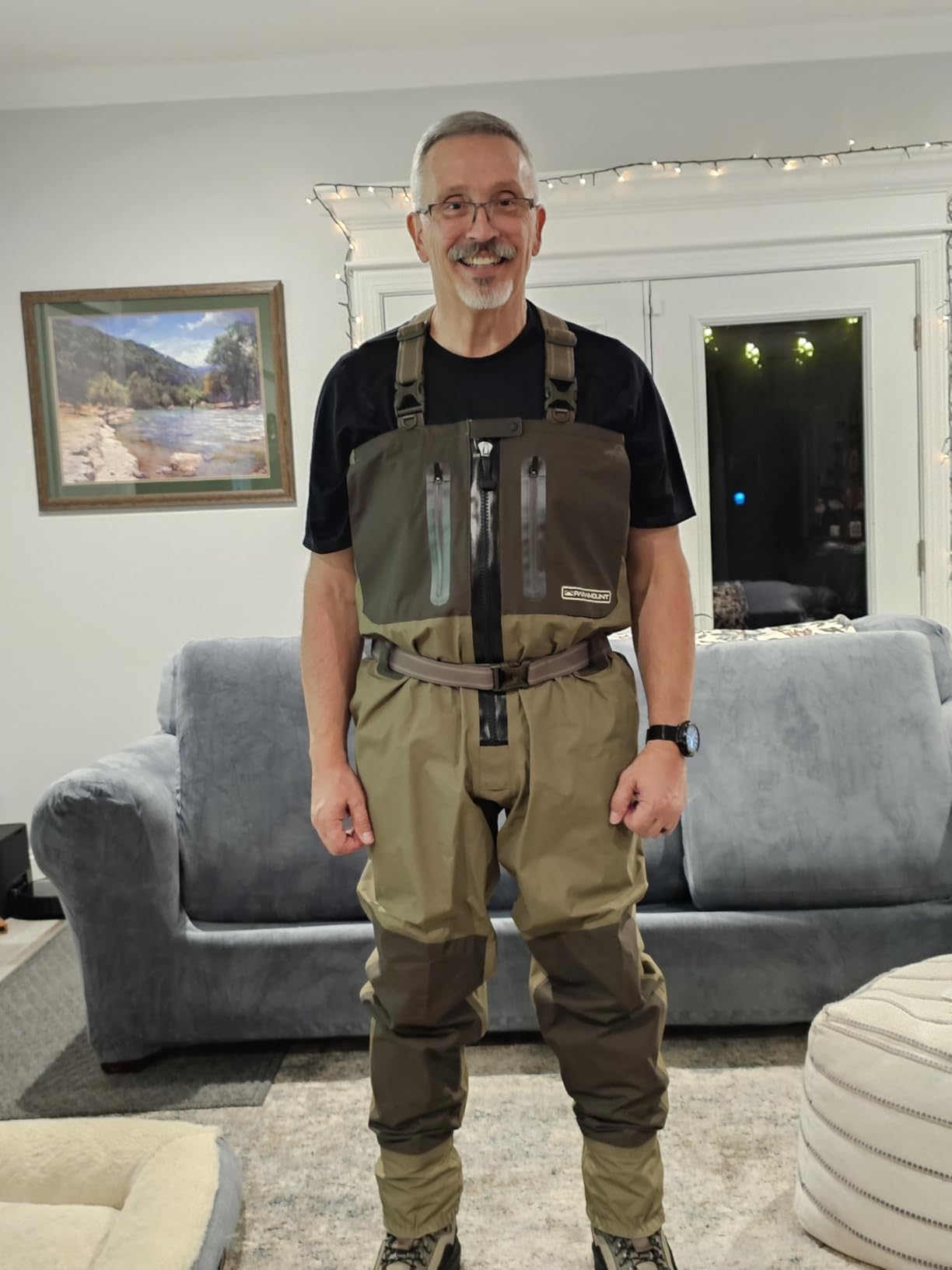 Paramount Outdoors Deep Eddy Zippered Breathable Stockingfoot Chest Fishing Wader customer photo 1