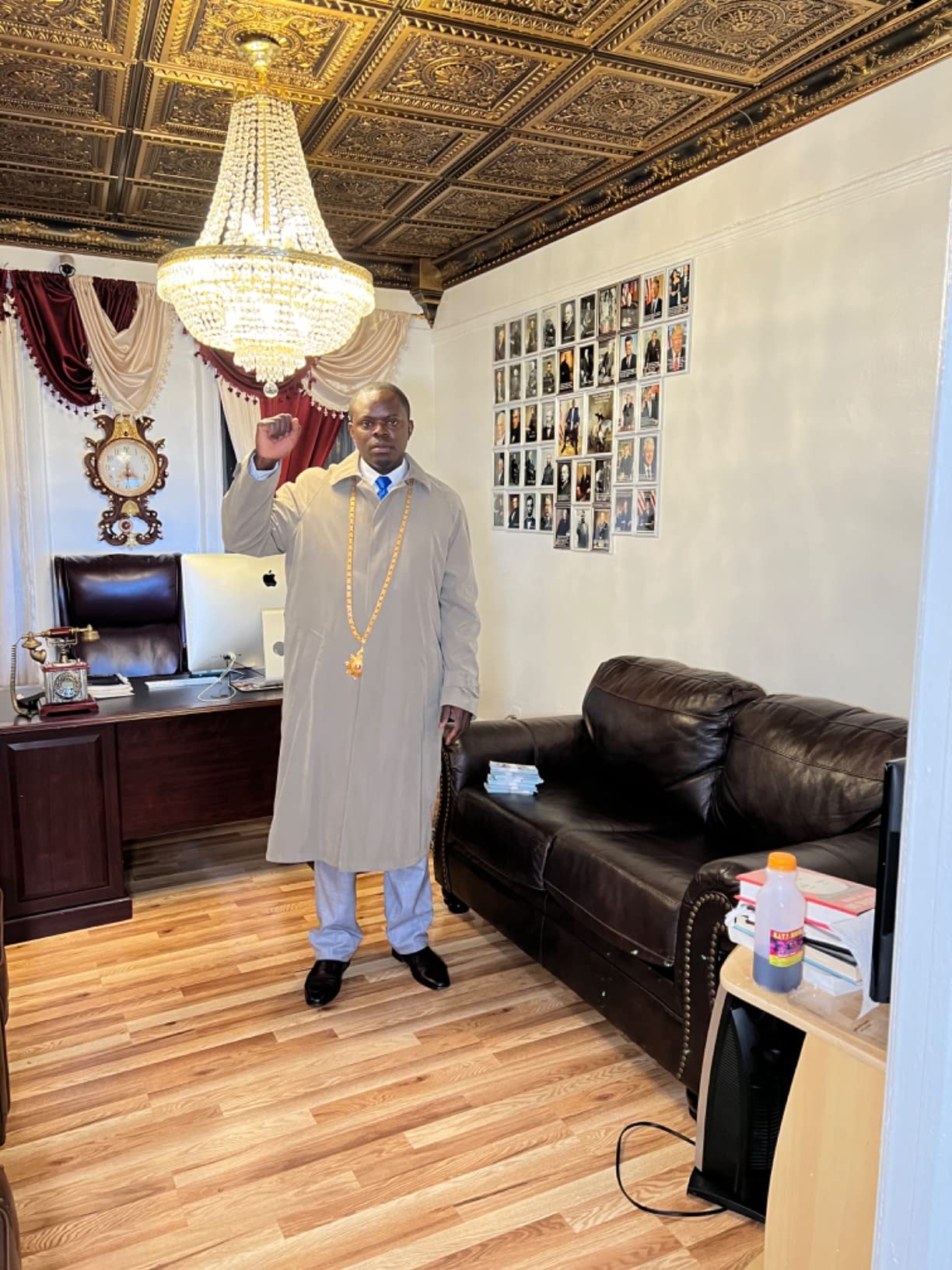 Men's Trench Coat | Single Breasted Full Length All Year-Round Belted Men's Raincoat customer photo 1