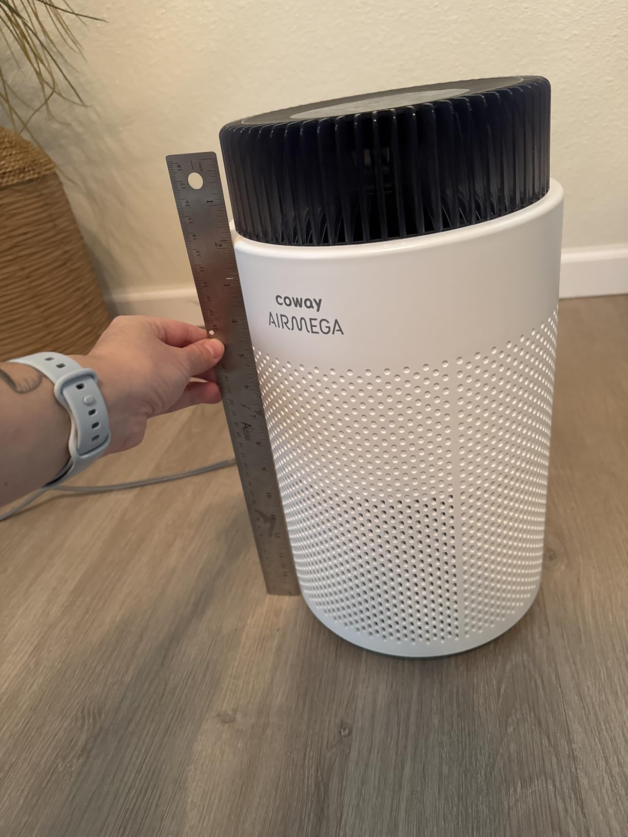 COWAY Air Purifiers for Home up to 810 ft, HEPA and Carbon Filter for Smoke, Allergies, Pet Dander, Odor, AQI Monitor, Auto Mode, Timer, Filter Indicator, Night Light, 2yr Warranty, Airmega 100 White customer photo 1