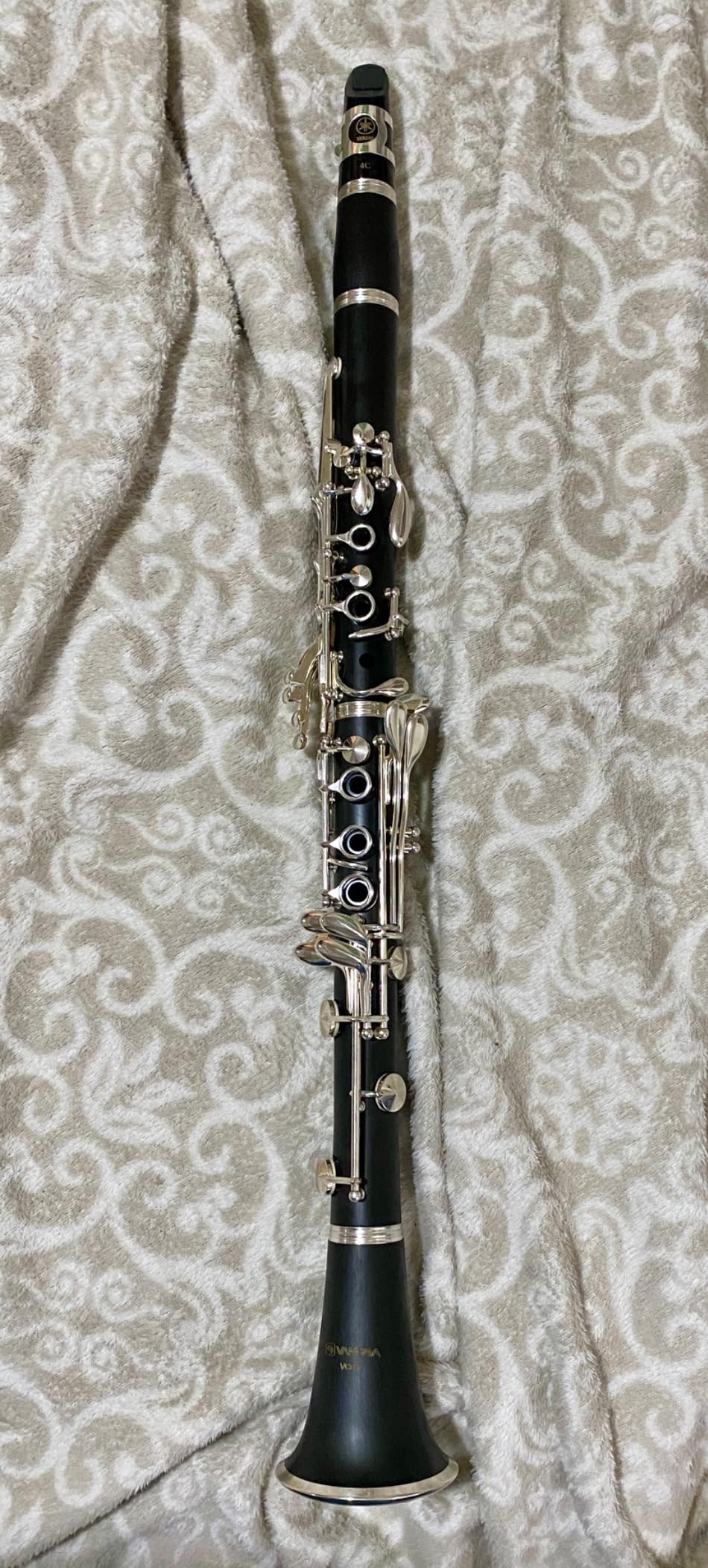 Vangoa B Flat Clarinet for Beginners Intermediate, Upgraded Bb Ebonite Clarinet Silver-Plated for School Band Orchestra Adult Student with Hard Case, Stand, Cleaning Kit, 2 Barrels customer photo 2