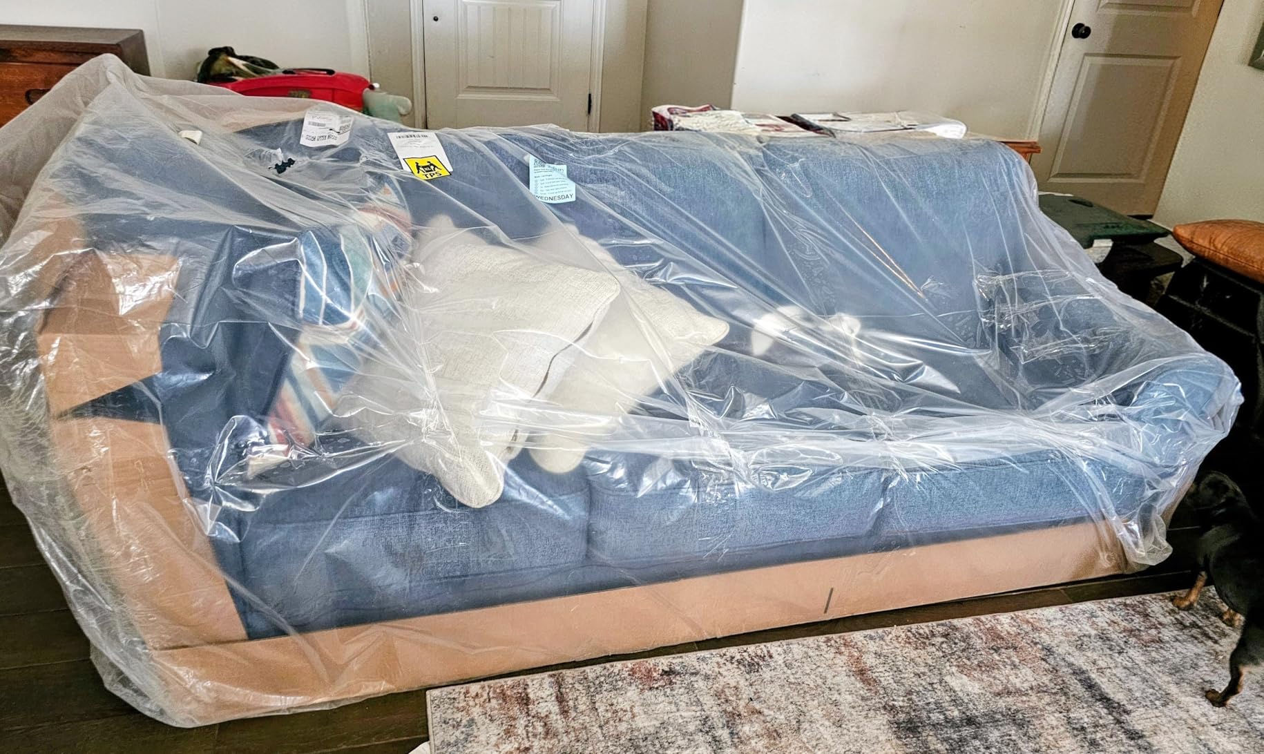 Signature Design by Ashley Cashton Casual Sofa for Living Room, Blue customer photo 2