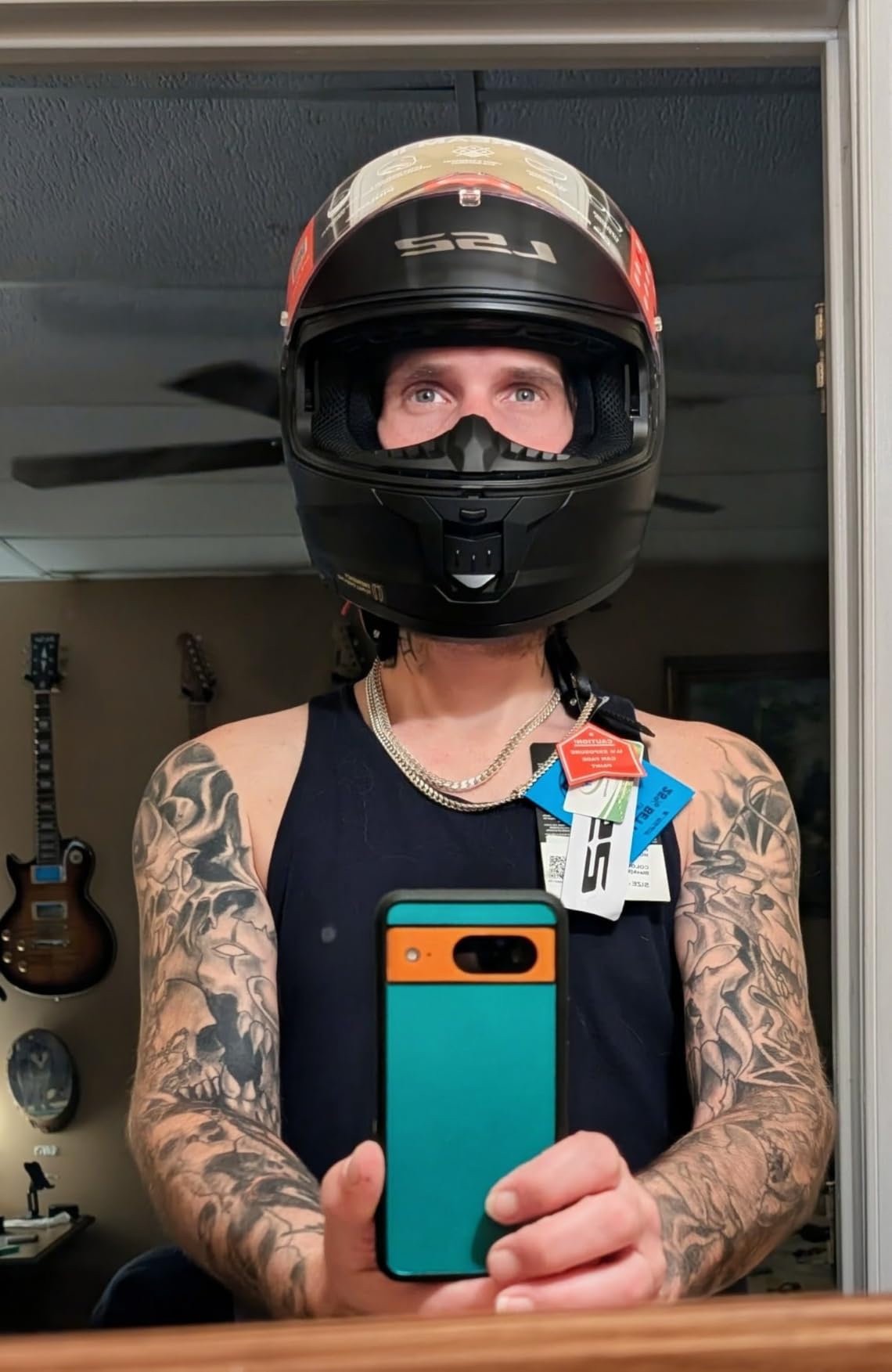 LS2 Helmets Stream II Full Face Motorcycle Helmet W/ SunShield customer photo 2