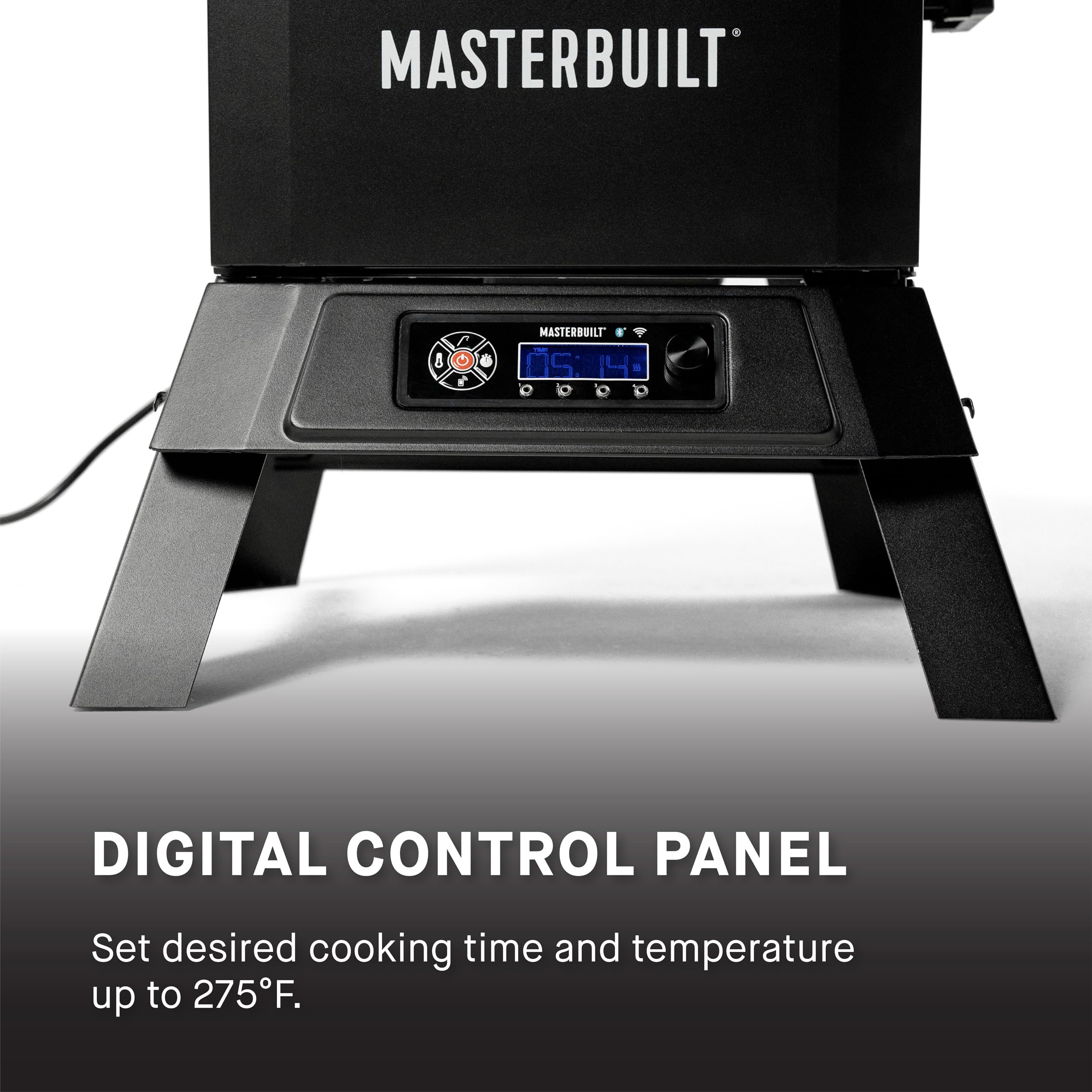 Masterbuilt 710 WiFi Digital Smoker, Vertical Design, 711 Cooking Sq. Inches, 4 Chrome Coated Smoking Racks, Wood Chip Loader, Electric Fuel Source, Black Model MB20070924 customer photo 2