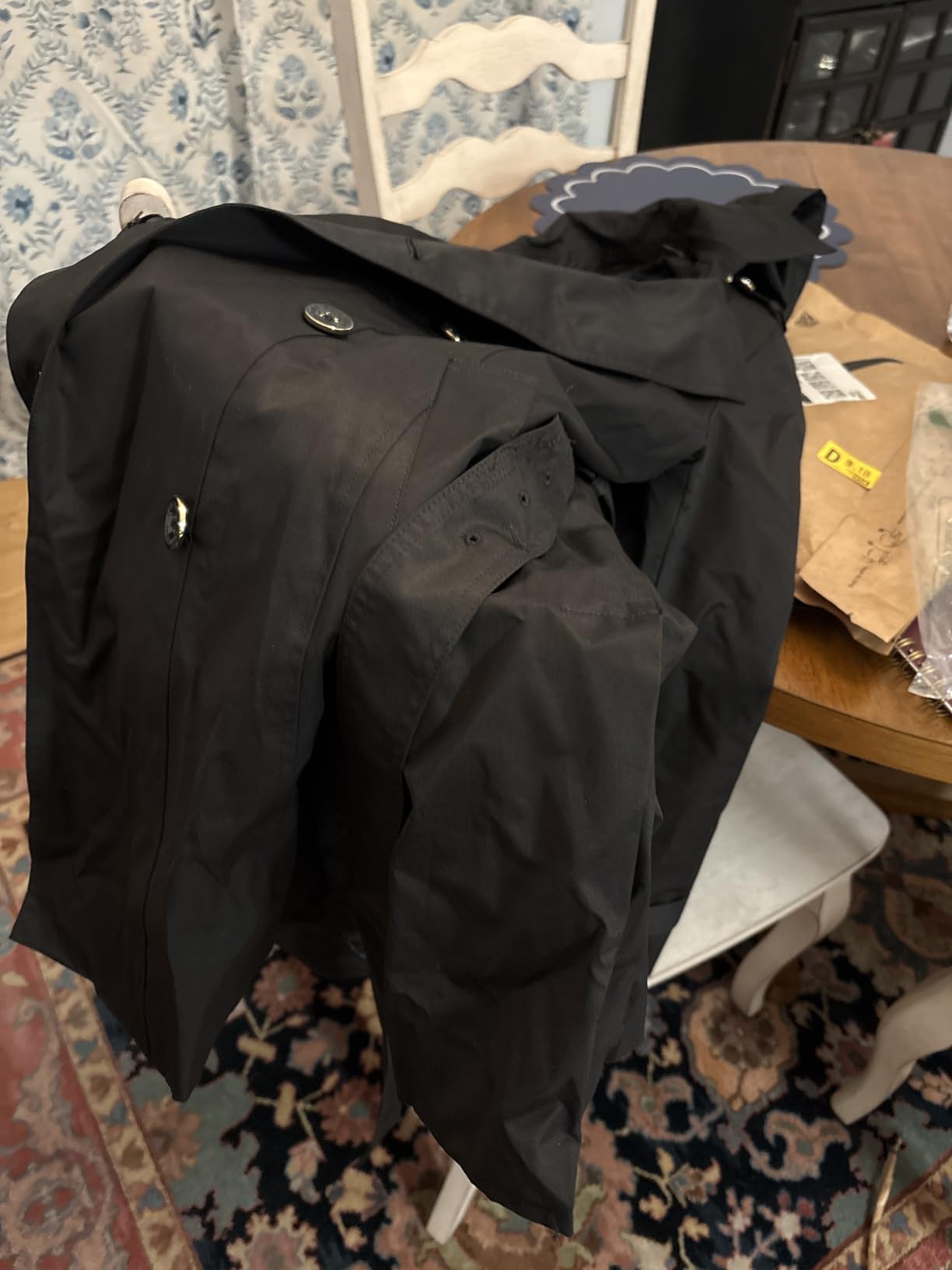 Cole Haan Women's Double Breasted Trench Coat customer photo 2