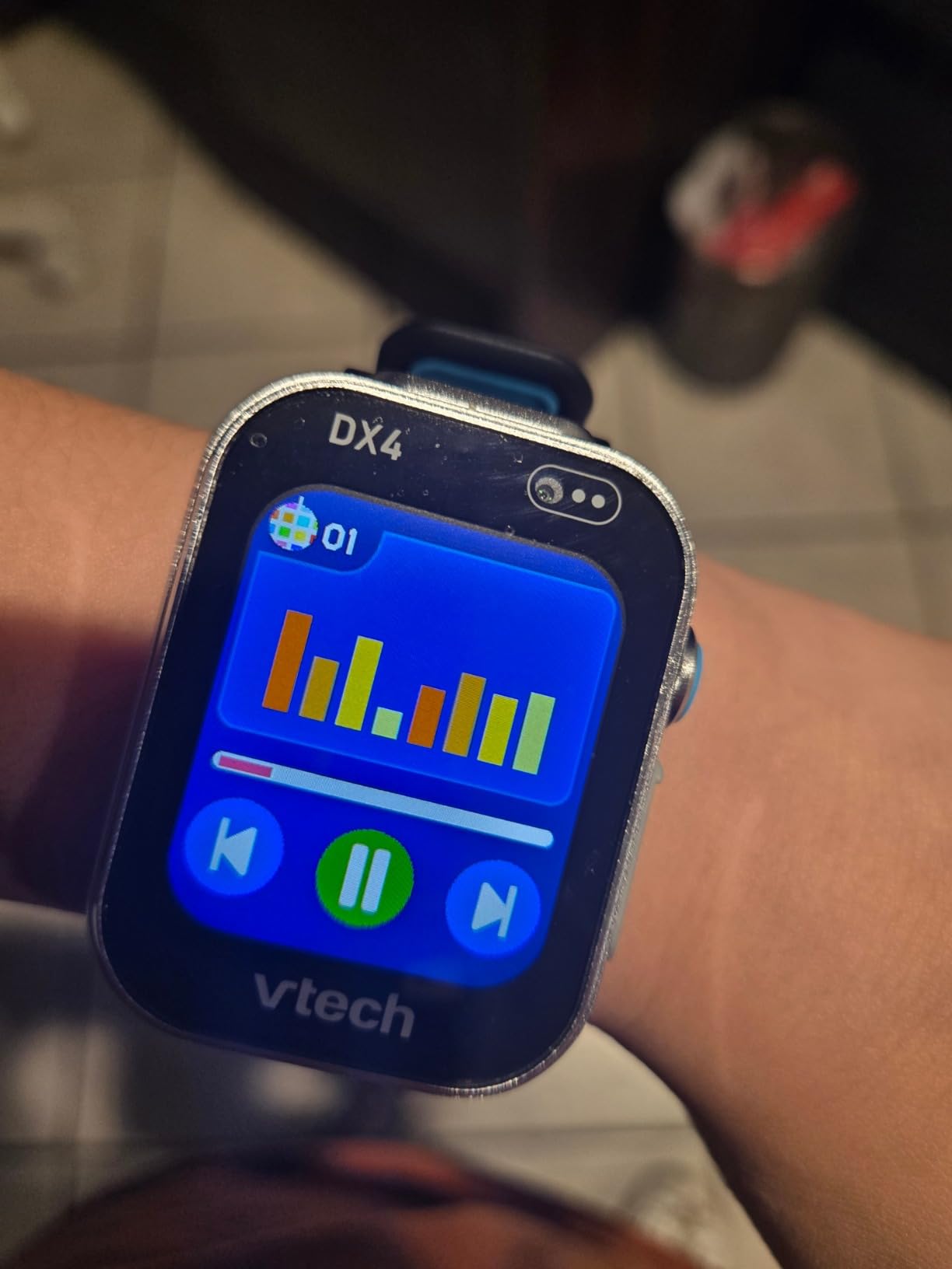 VTech KidiZoom Smartwatch DX4, Blue customer photo 1
