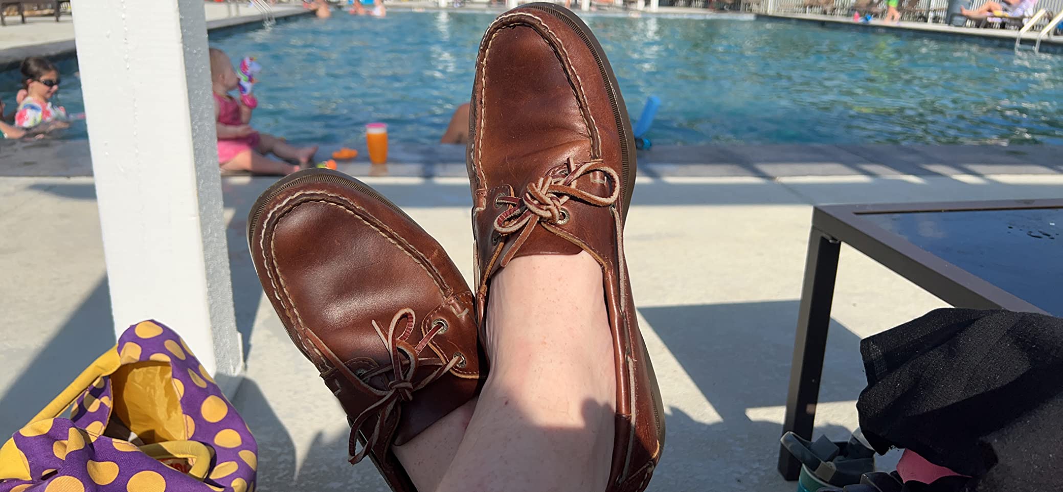 Sebago Portland Waxed Boat Shoes - Handsewn Waxed Leather Moccasins with Leather Sock Lining and Non-Marking, Slip-Resistant Rubber Outsoles customer photo 1