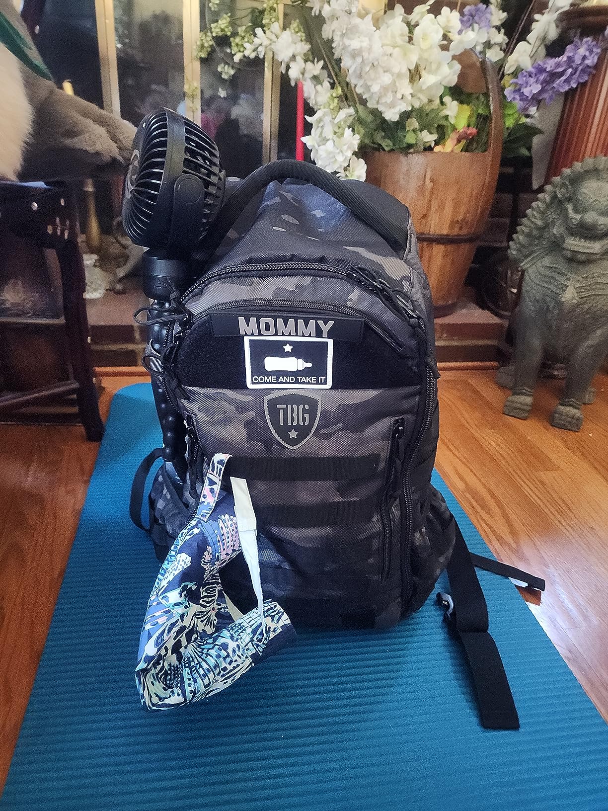 Tactical Baby Gear Daypack Tactical Diaper Bag Backpack for Dads - MOLLE compatible, Built-in Changing Mat, Stroller Straps (Coyote Brown 4th Gen) customer photo 1