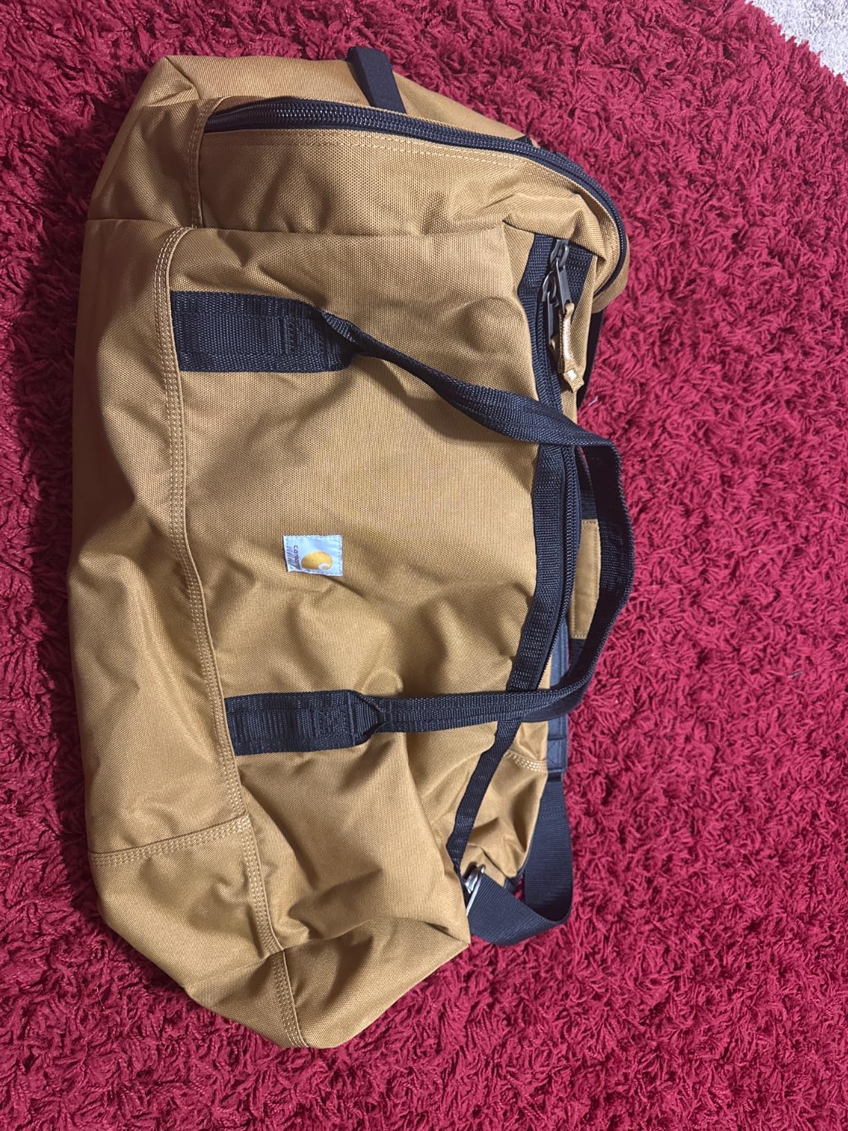 Carhartt Classic Duffels, Heavy-Duty Bag for Jobsite, Gym, & Travel, 55L, Carhartt Brown customer photo 1