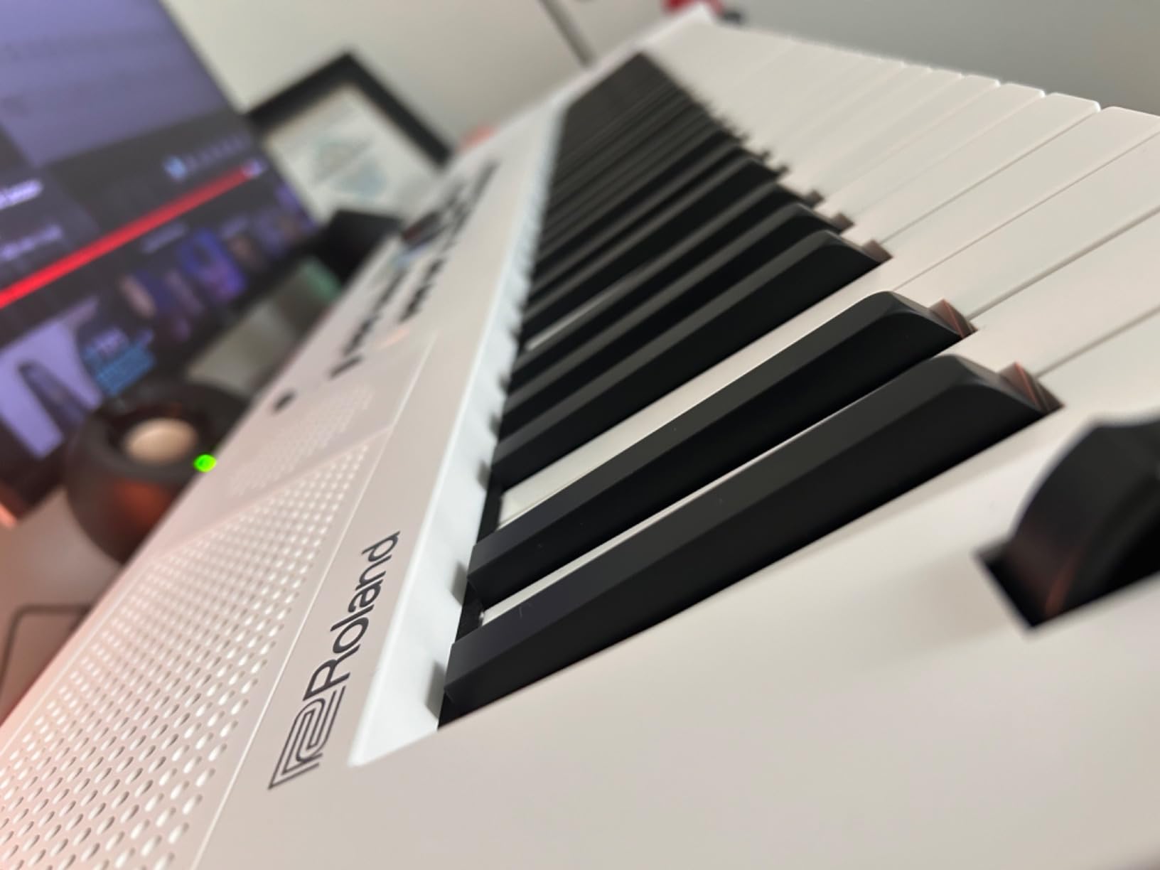 Roland GO:KEYS 5 Music Creation Keyboard | 61-Note Keyboard | Built-In Stereo Speakers | Mic Input | Bluetooth Audio/MIDI Support for Music Streaming - White customer photo 2