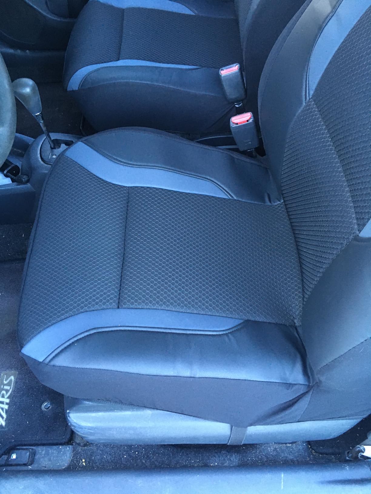 Skechers Memory Foam Car Seat Covers, Air Cool Mesh Thick Seat Covers, Airbag Compatible Car Seat Cover, Automotive Comfort Protection for Most Cars, Vans, Trucks, SUVs, Black customer photo 2