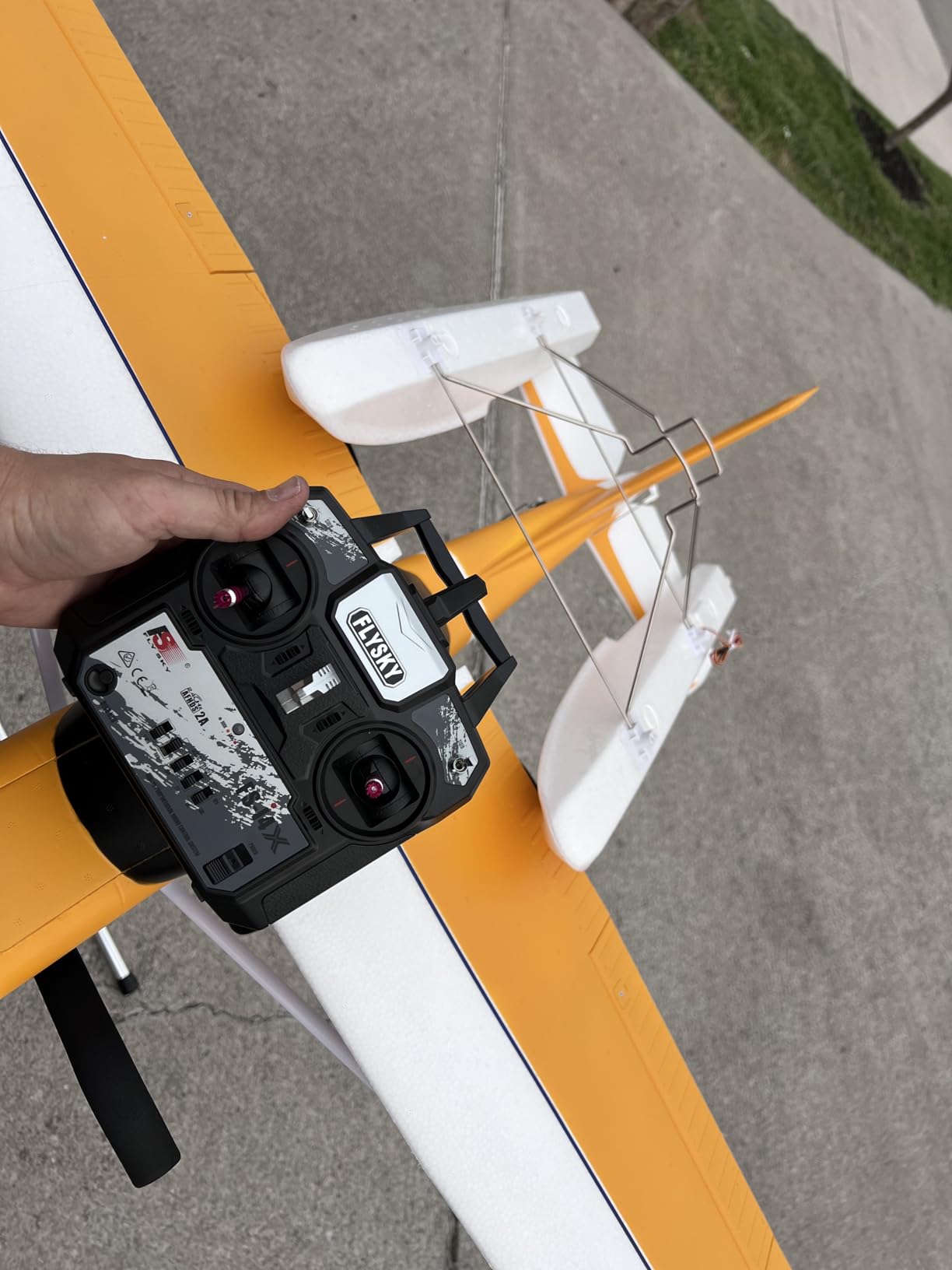 Fms Rc Planes for Adults Beginners 1220mm Ranger Remote Control Airplane with Reflex Yellow Hobby Rc Airplanes PNP customer photo 2