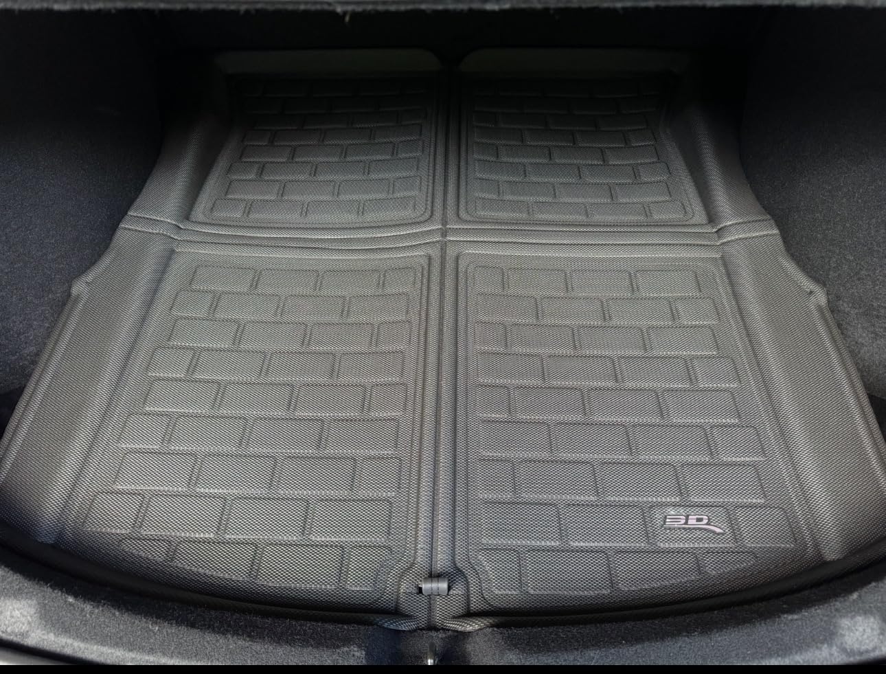 3D MAXpider Custom Fit Kagu Floor Mat (Black) Compatible with Tesla Model 3 Highland 2024-2026 - Full Set customer photo 2