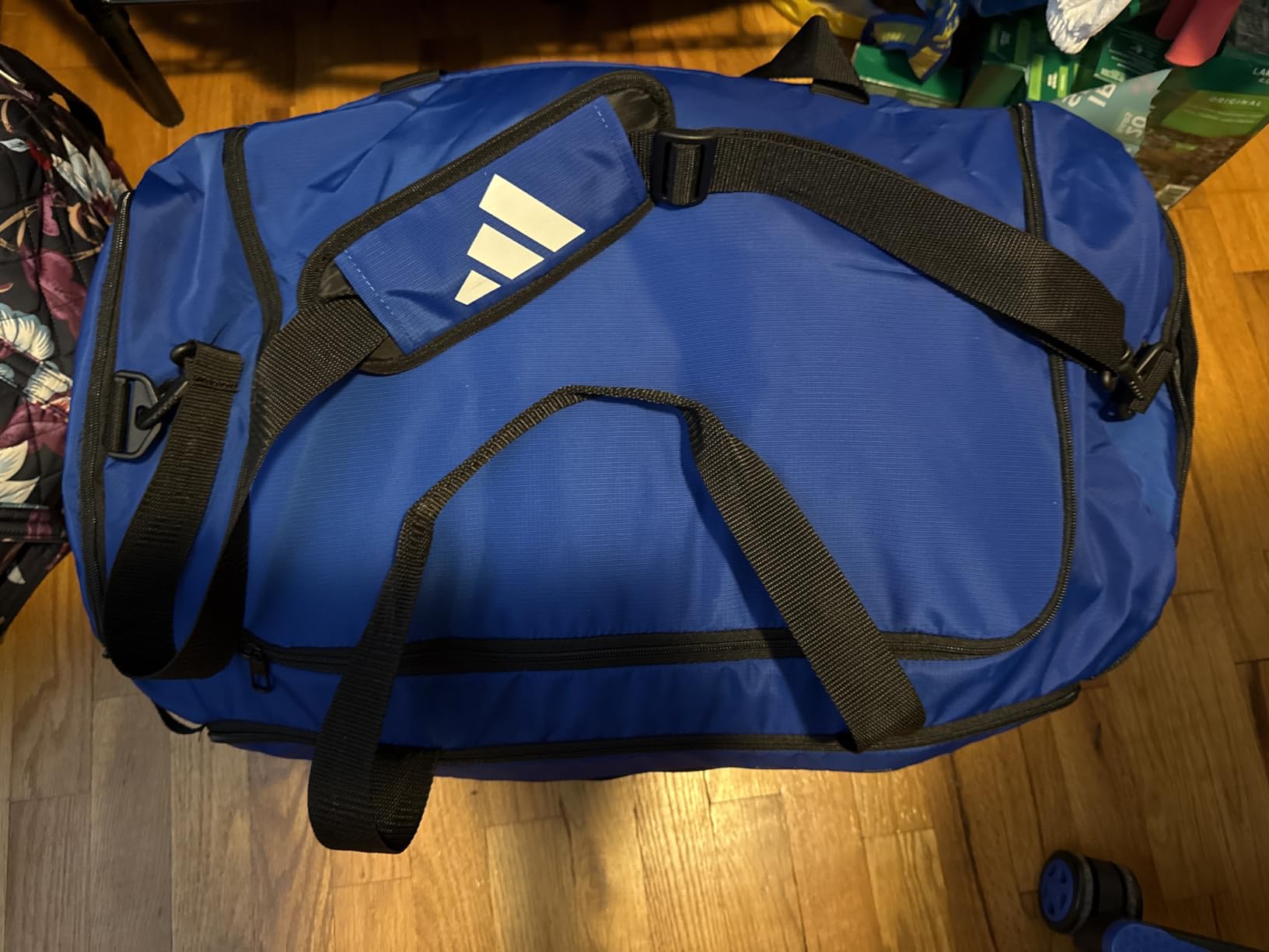adidas Defender 5 Duffel Bag for Sports, Gym and Travel, Black, OSFA customer photo 2