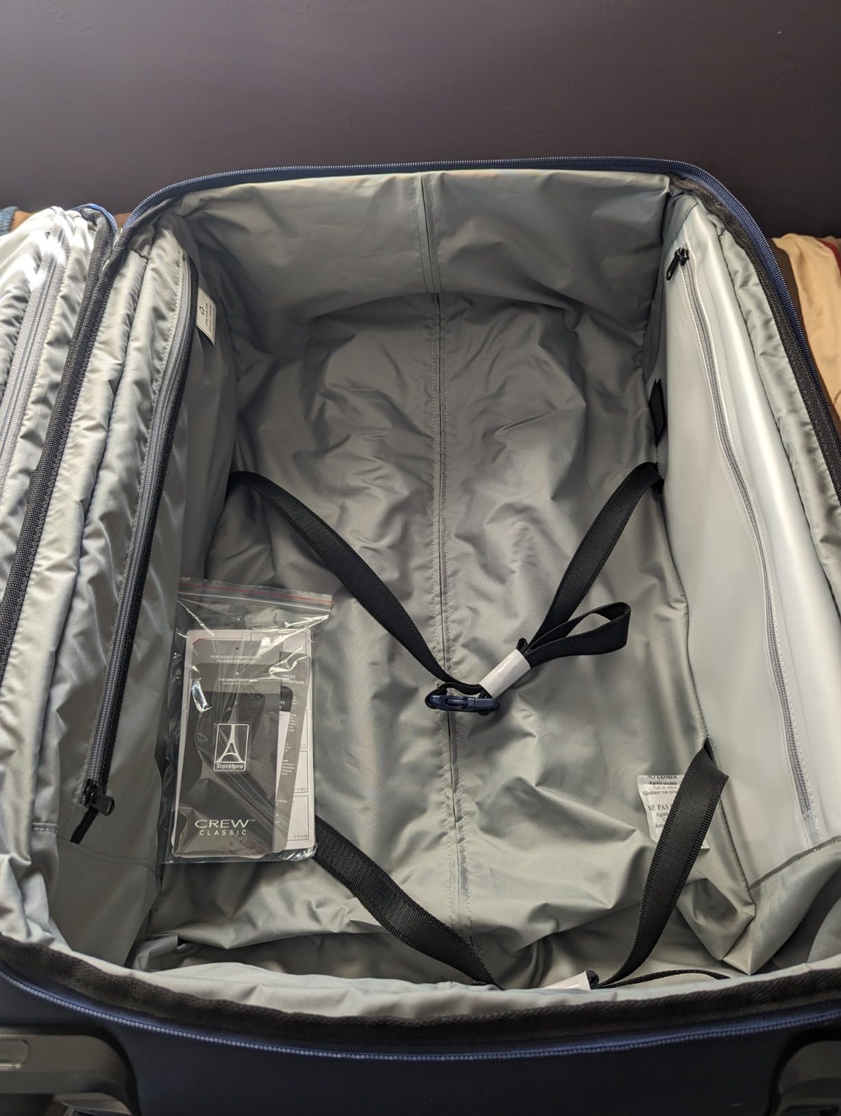 Travelpro Crew Classic Softside Expandable Carry-On, Patriot Blue customer photo 2